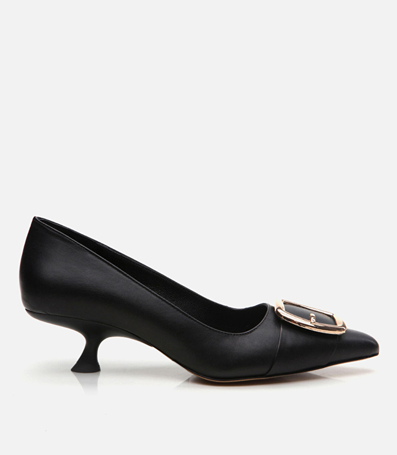Kadın Deri Siyah Stiletto