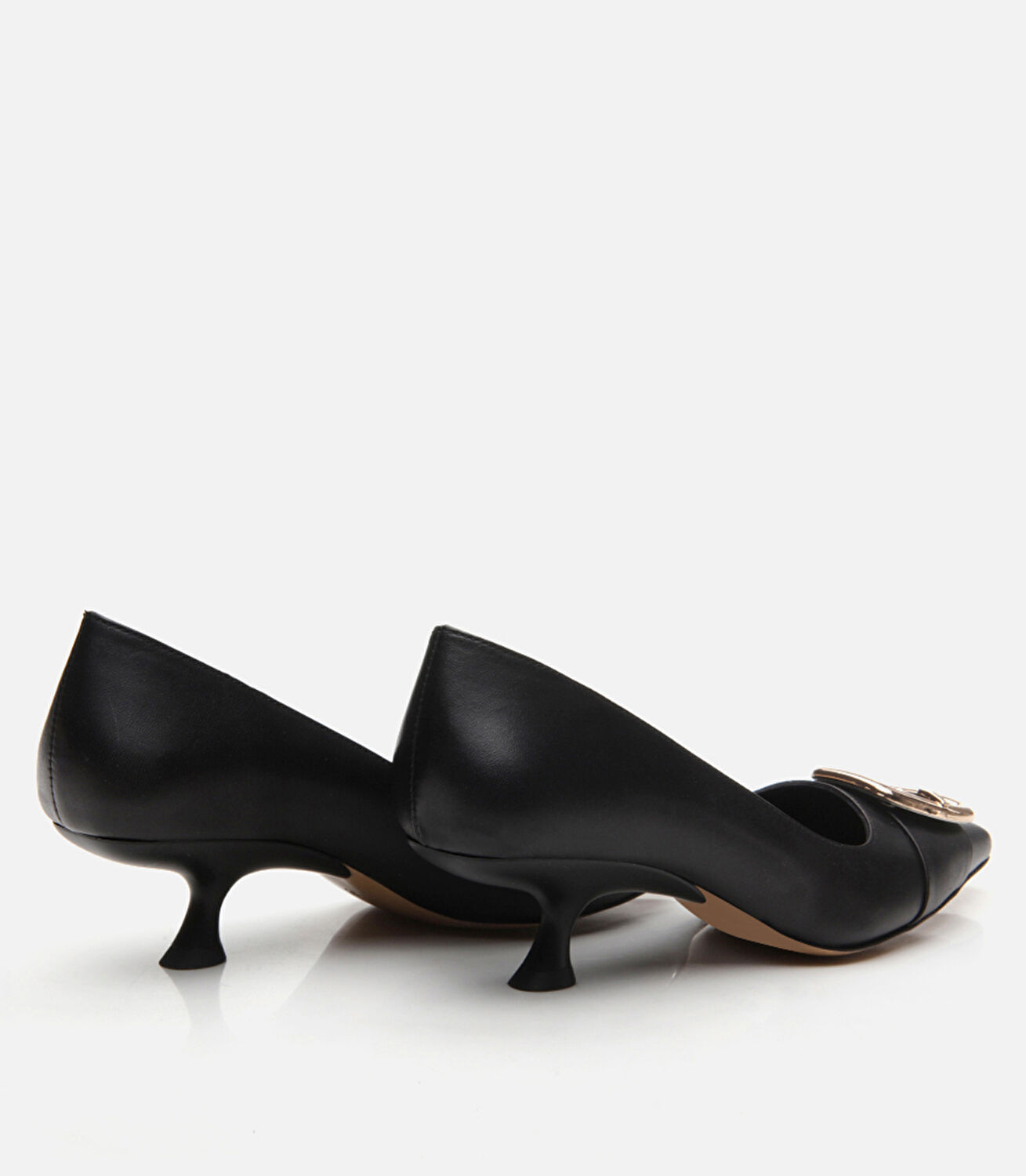 Kadın Deri Siyah Stiletto