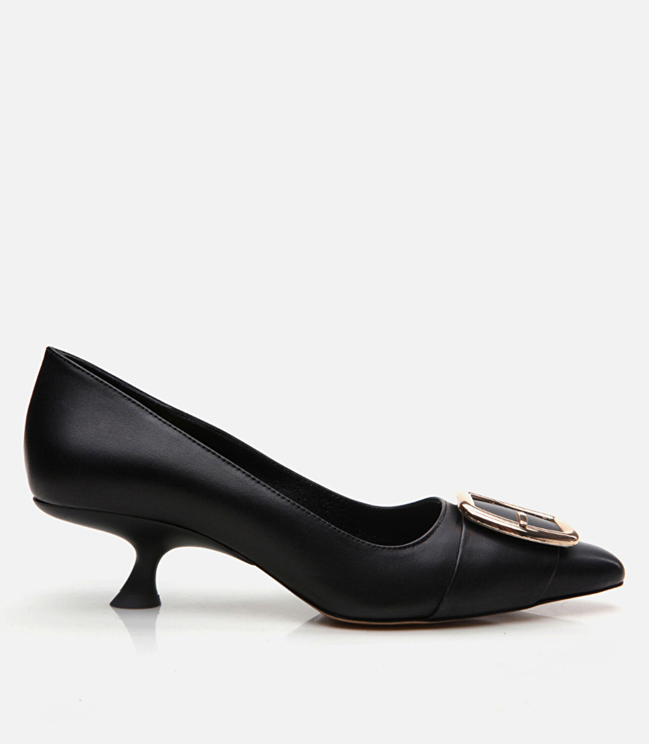 Kadın Deri Siyah Stiletto