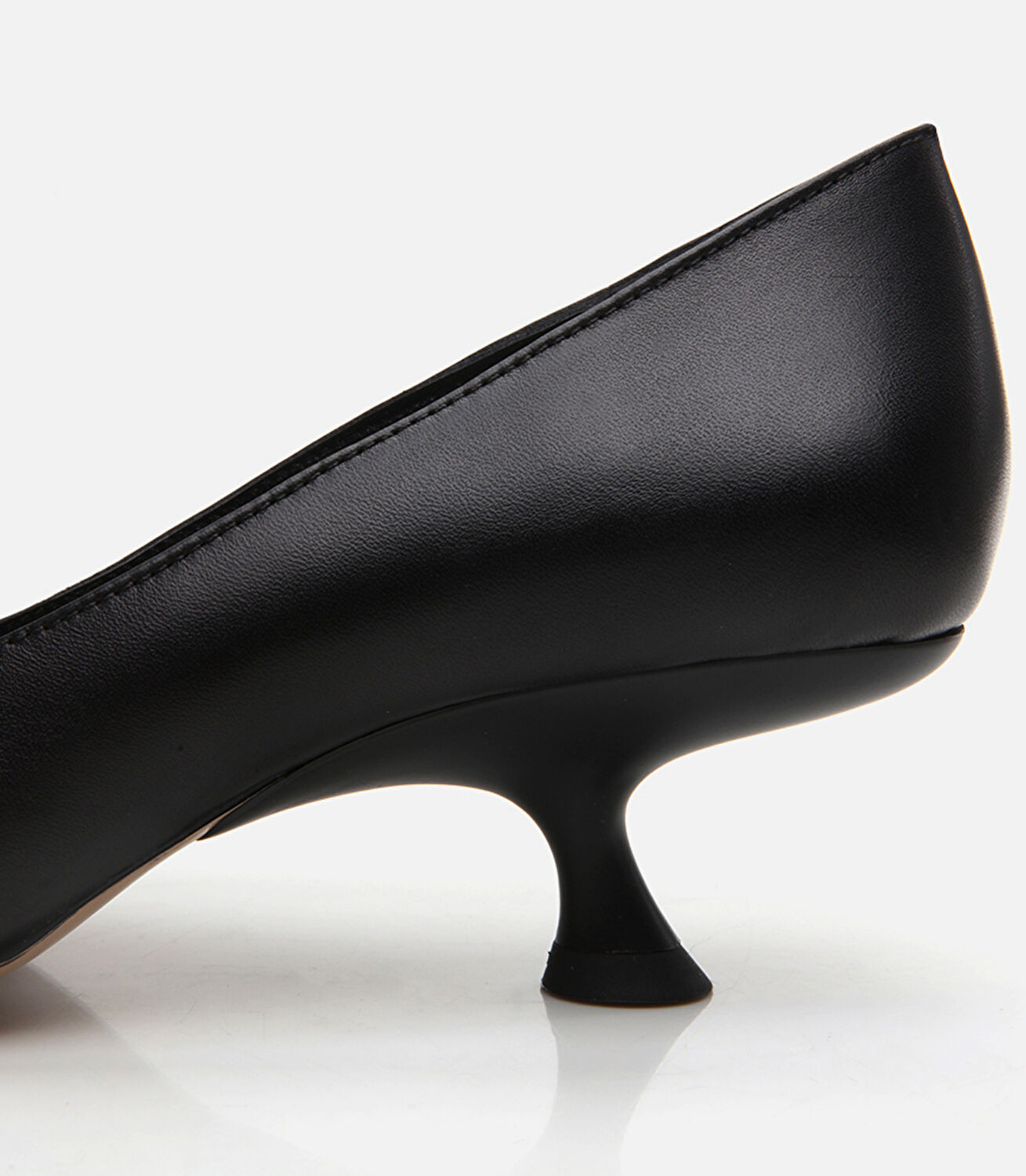 Kadın Deri Siyah Stiletto