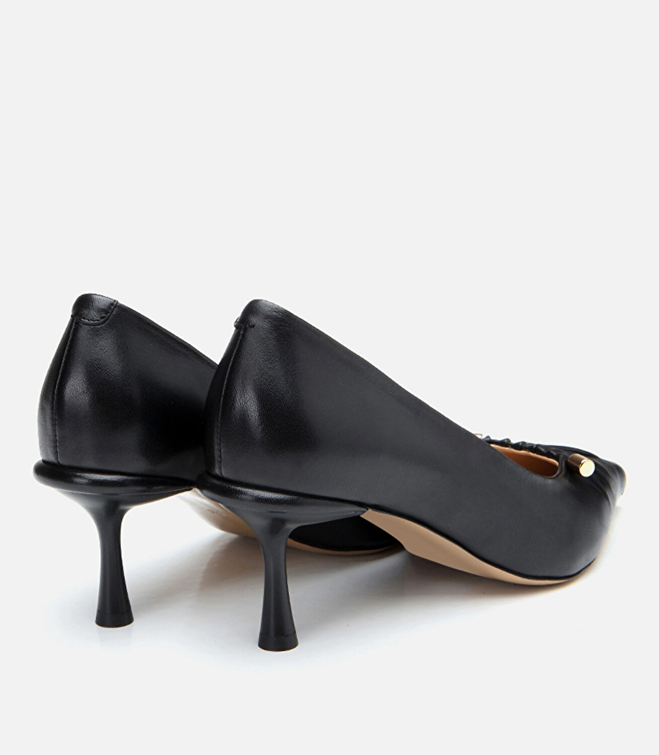 Kadın Deri Siyah Stiletto