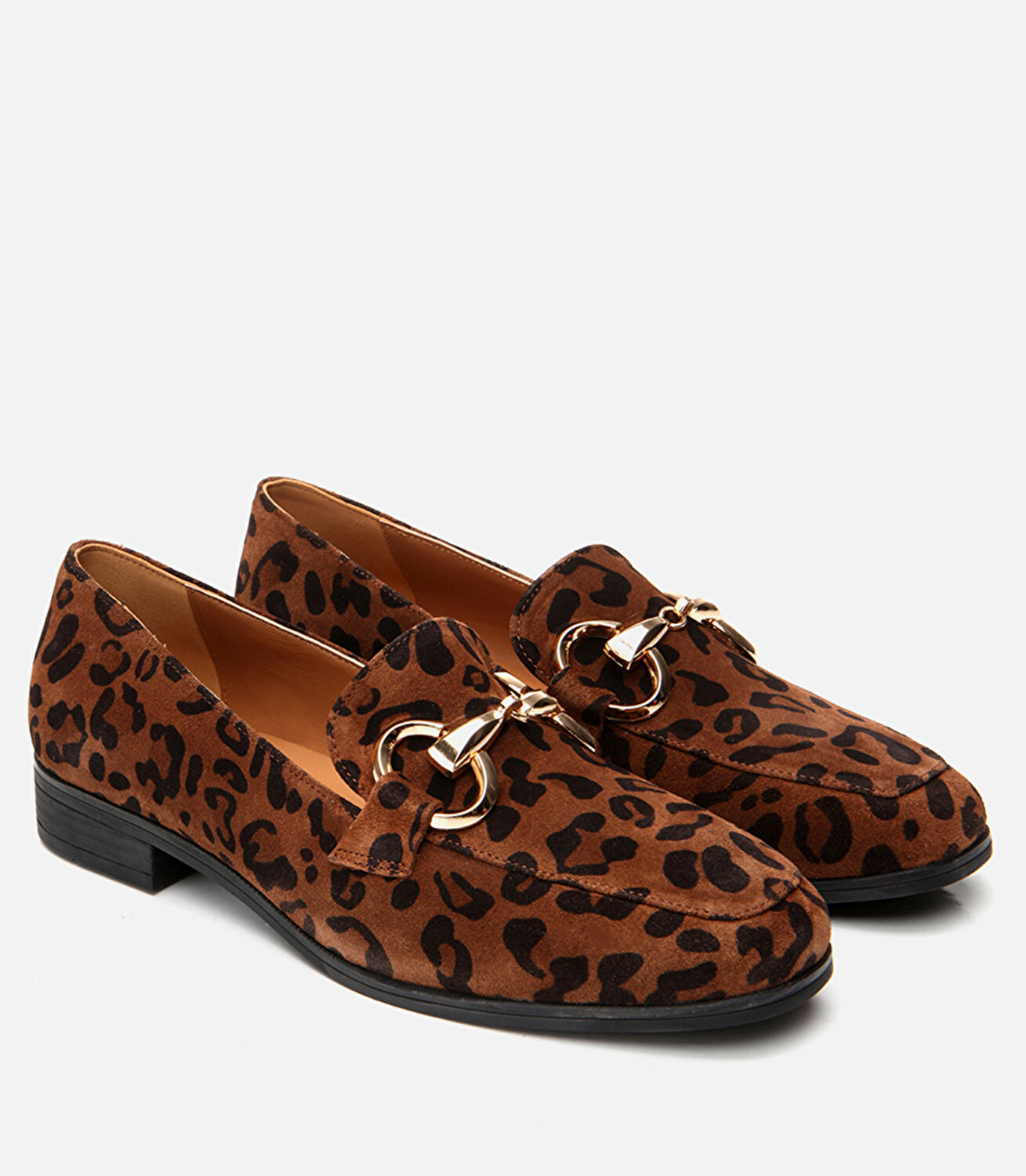 Kadın Deri Taba Loafer