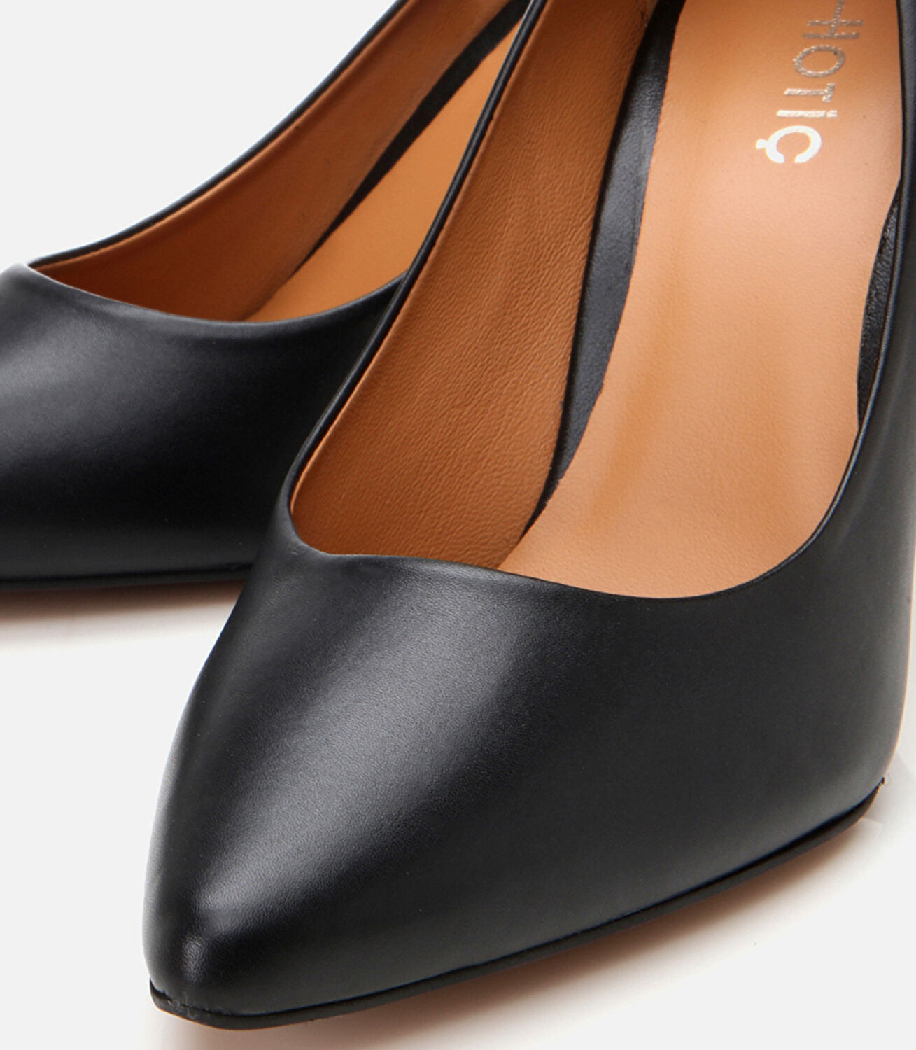 Kadın Deri Siyah Yüksek Topuklu Stiletto