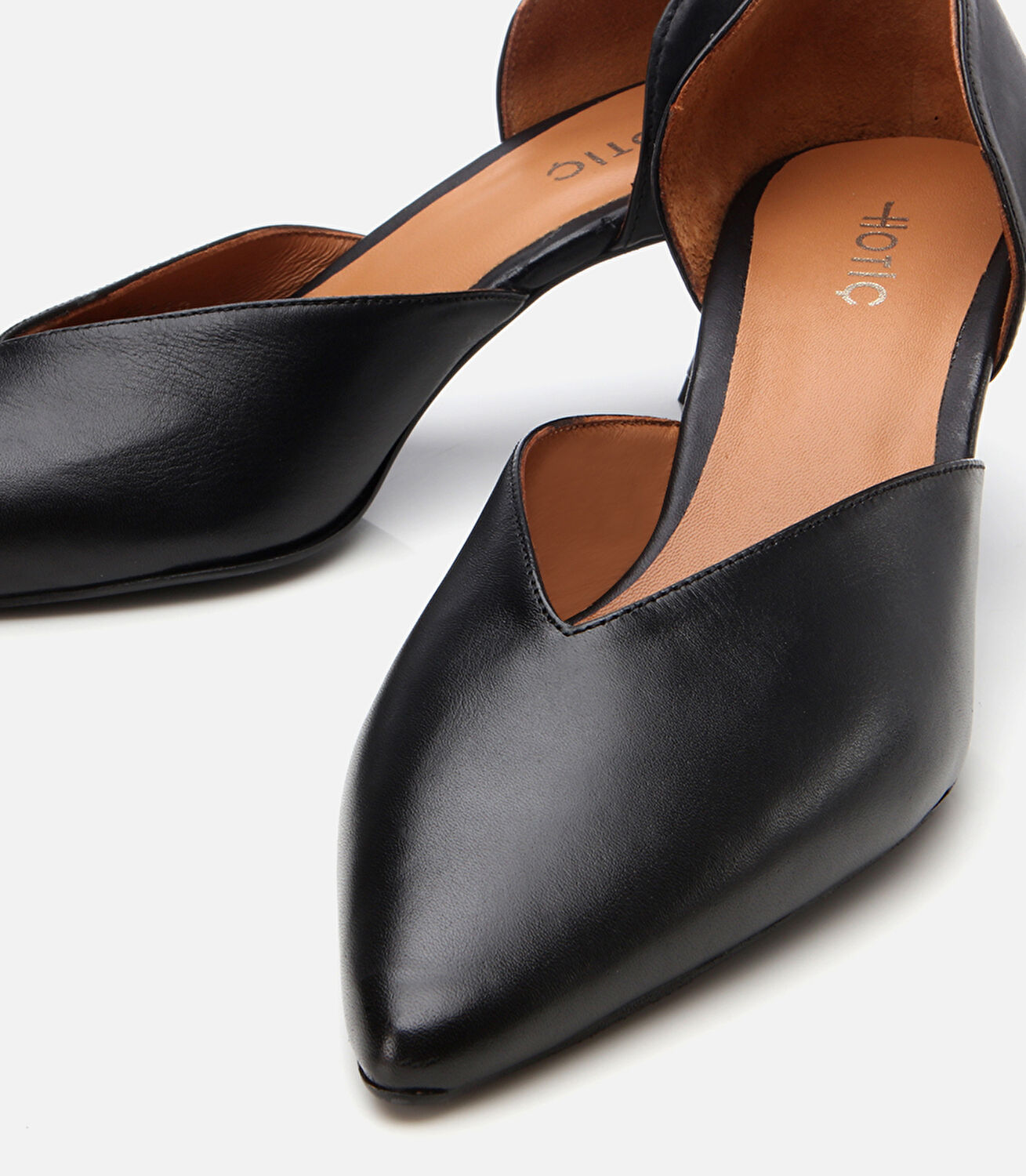 Kadın Deri Siyah İnce Topuklu Stiletto