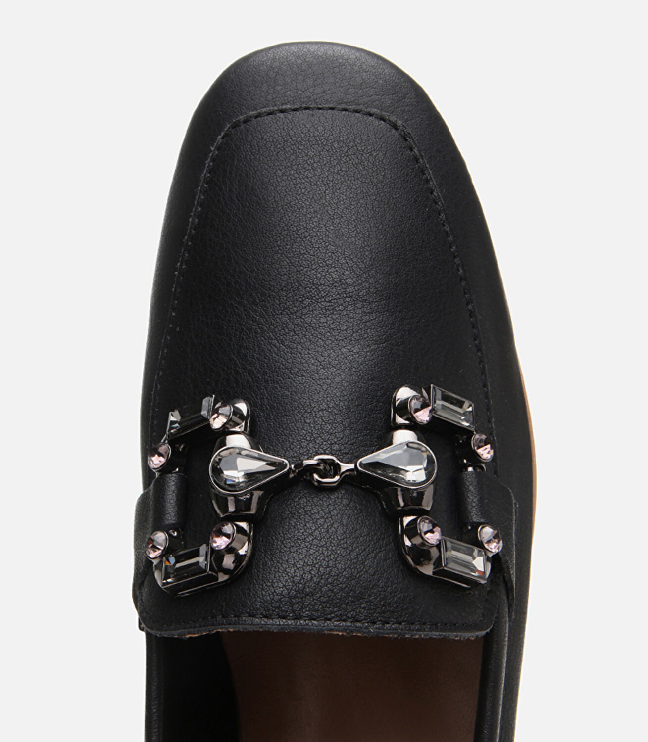 Kadın Deri siyah Loafer