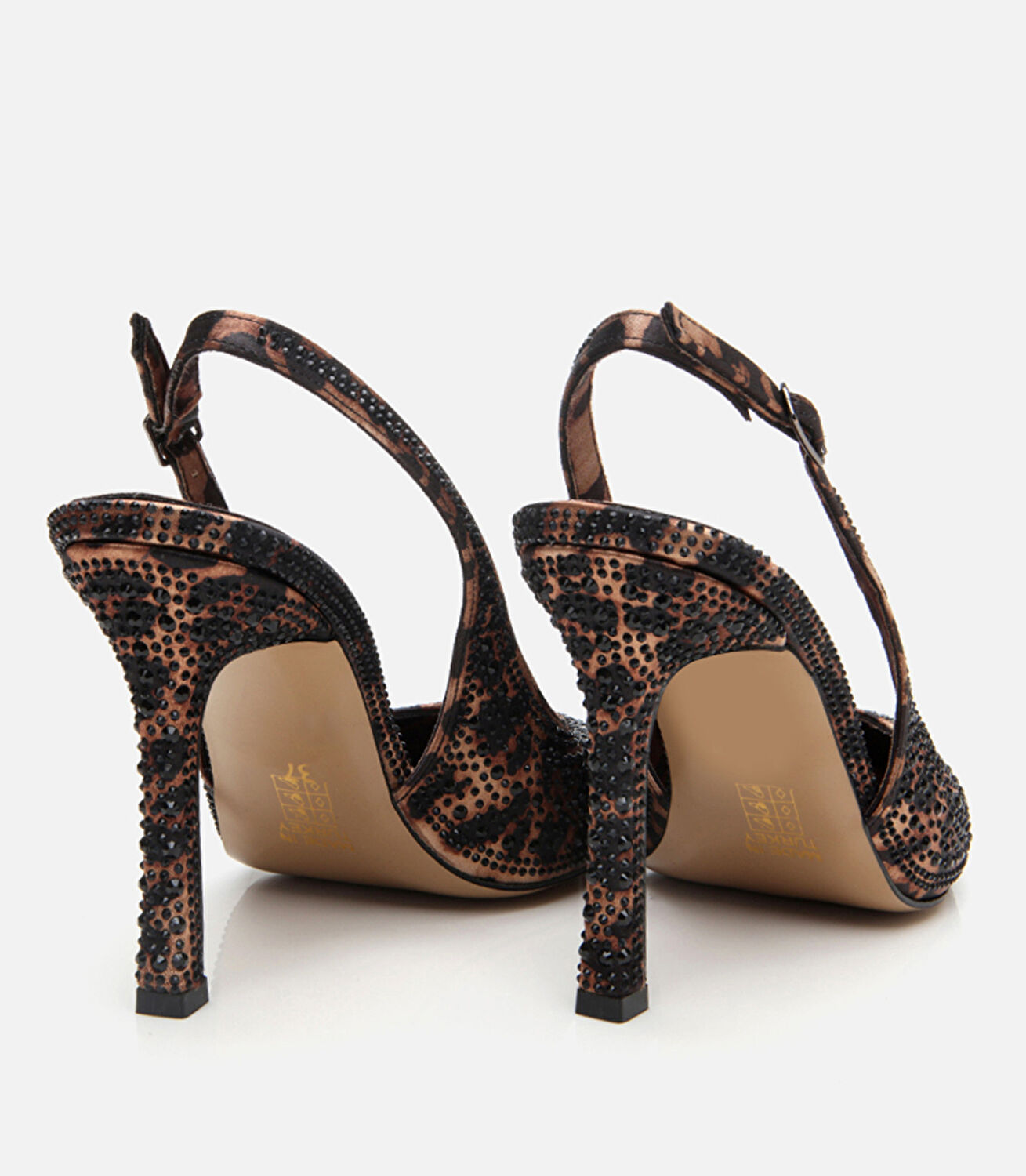 Taba Kadın Leopar Desenli Stiletto