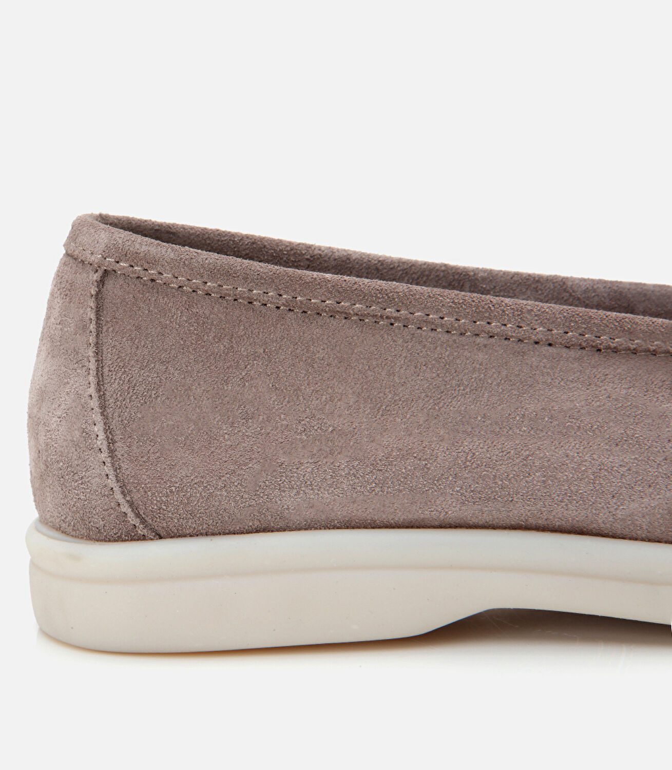 Kadın Süet Deri Vizon Klasik Loafer