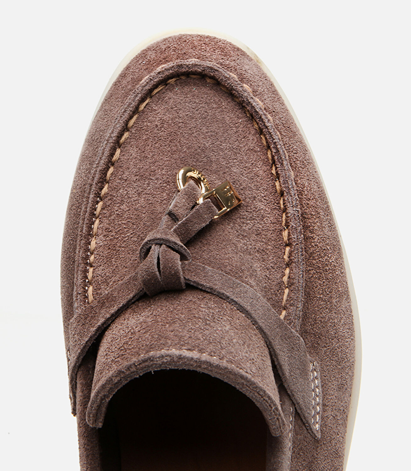 Kadın Süet Deri Vizon Klasik Loafer