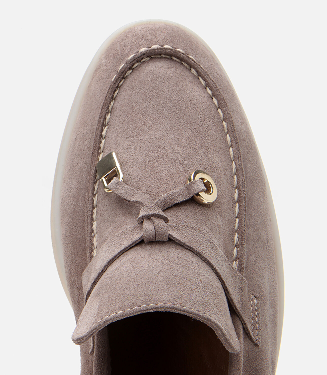 Kadın Süet Deri Vizon Klasik Loafer