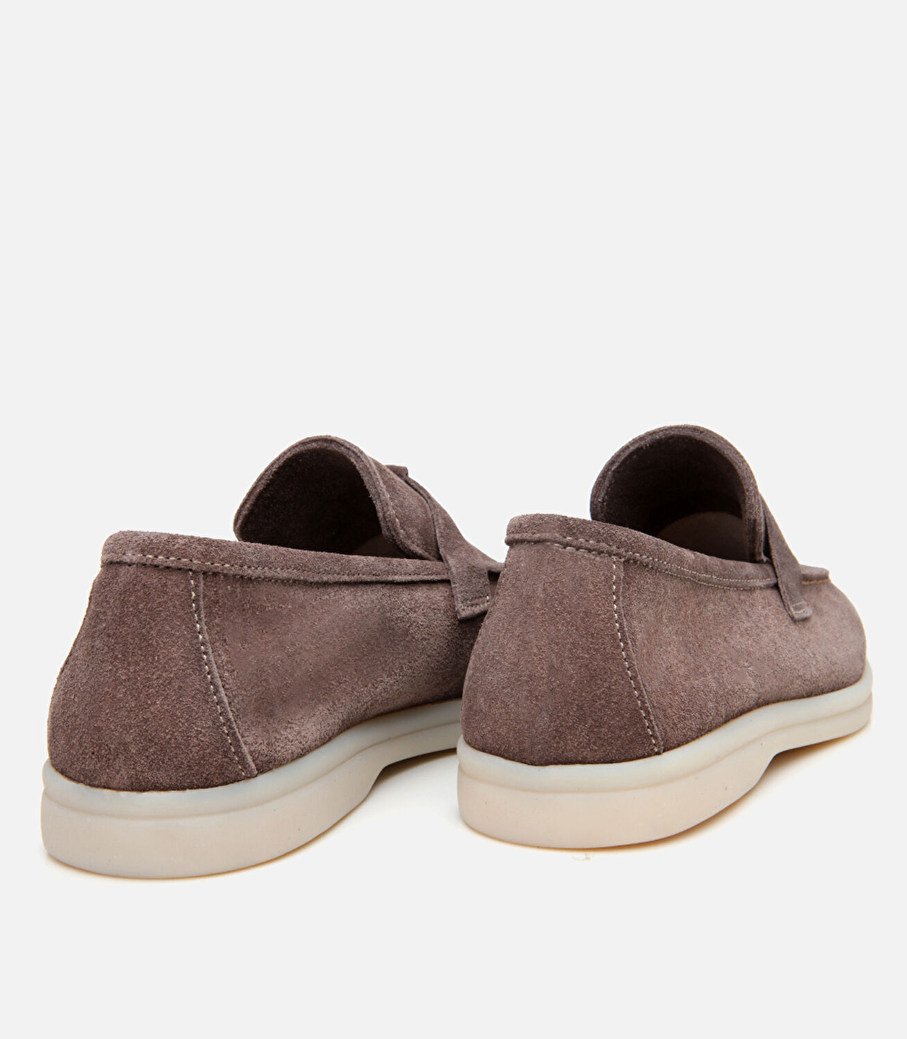 Kadın Süet Deri Vizon Klasik Loafer