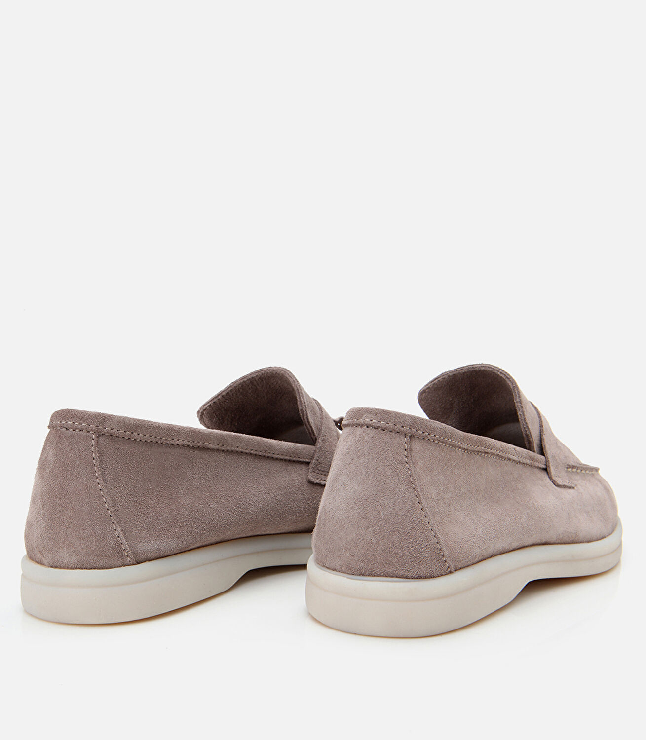 Kadın Süet Deri Vizon Klasik Loafer