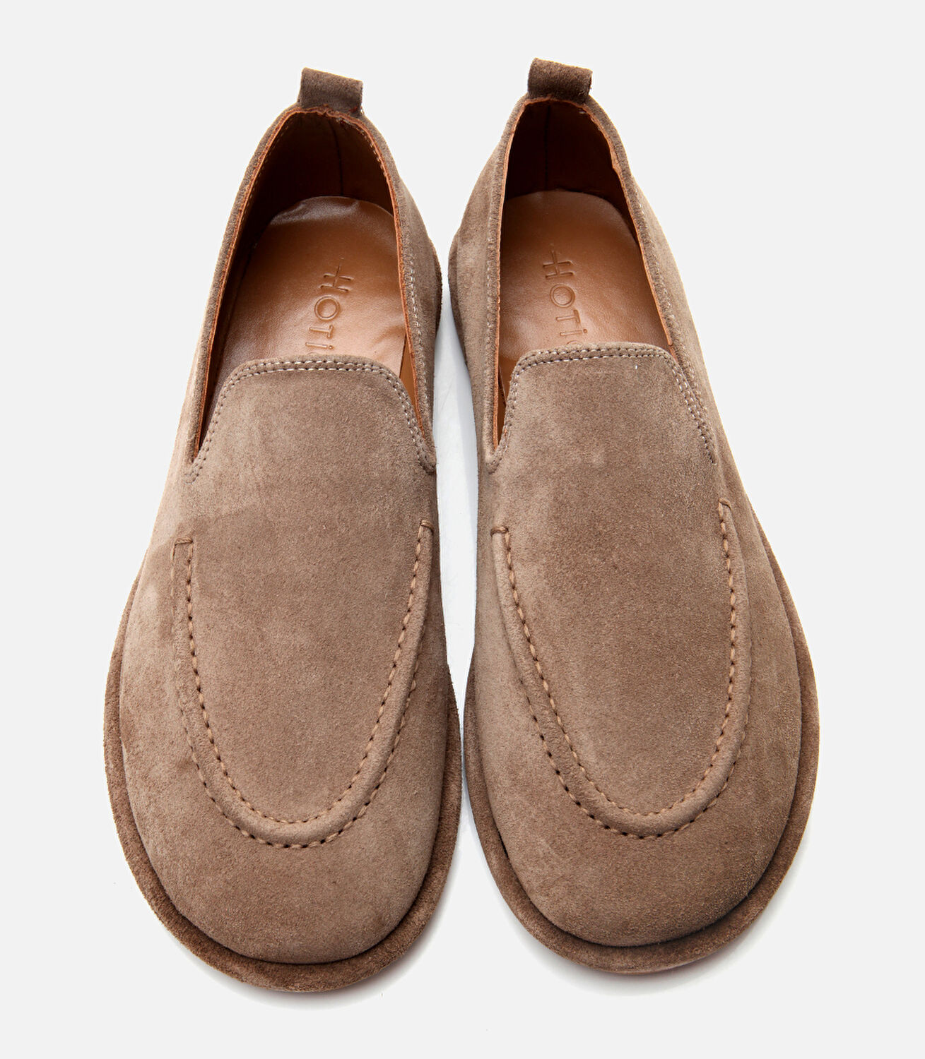 Kadın Süet Deri Bej Günlük Loafer