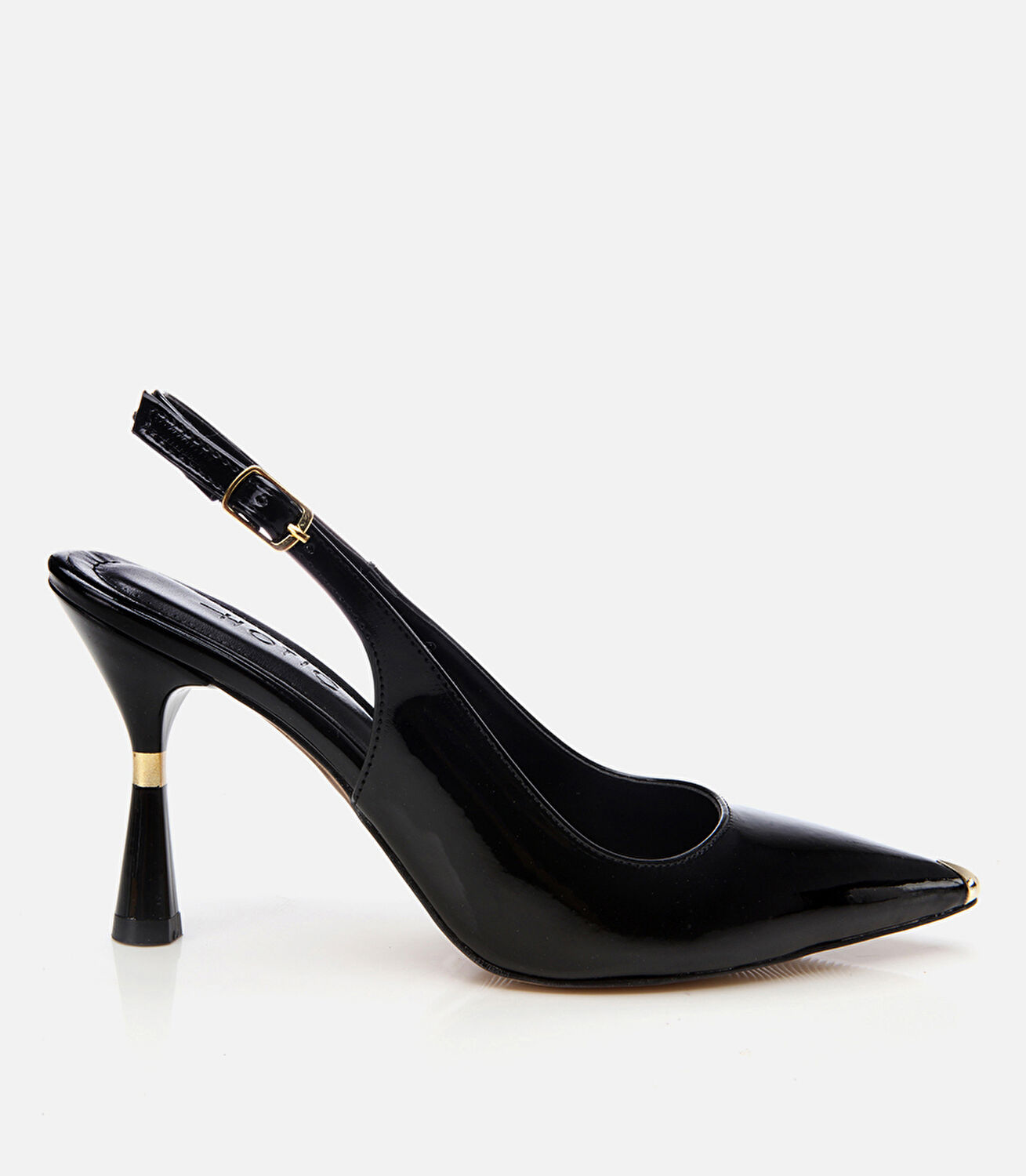 Kadın Rugan Siyah Stiletto