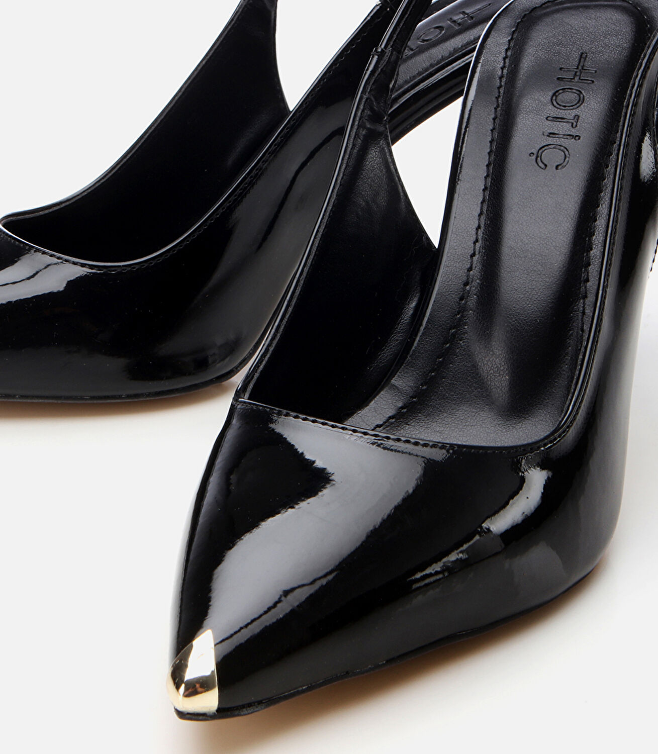 Kadın Rugan Siyah Stiletto