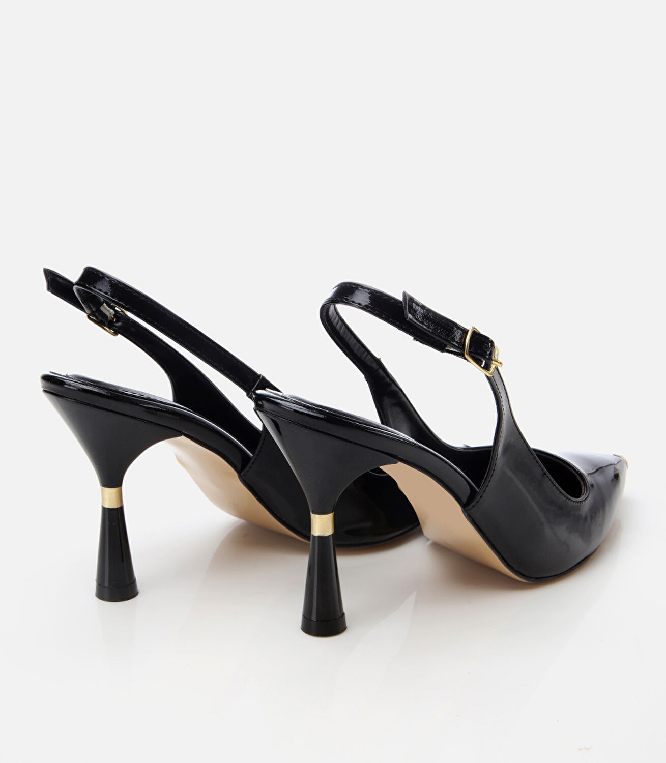 Kadın Rugan Siyah Stiletto