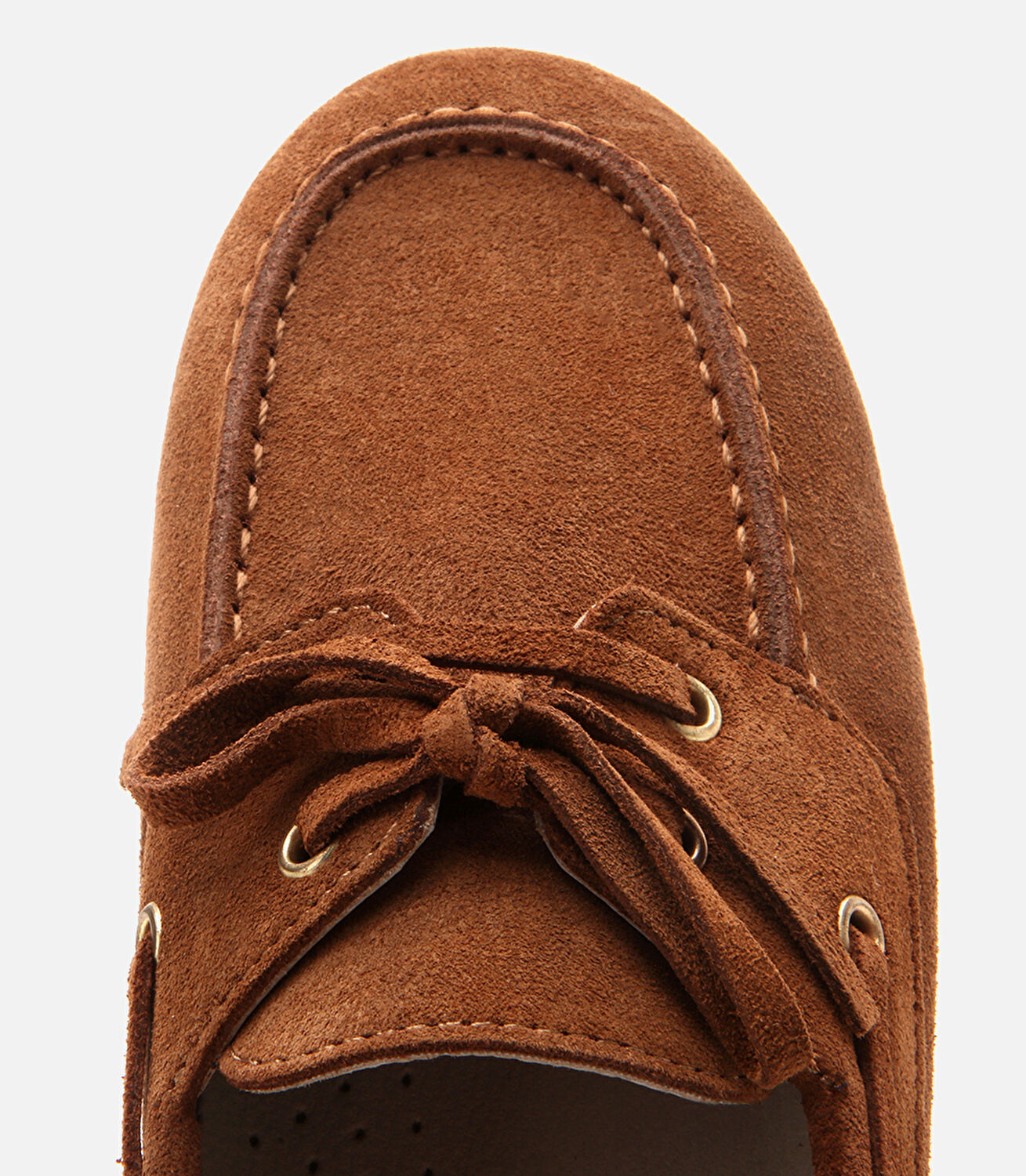 Kadın Deri Taba Bağcıklı Günlük Loafer
