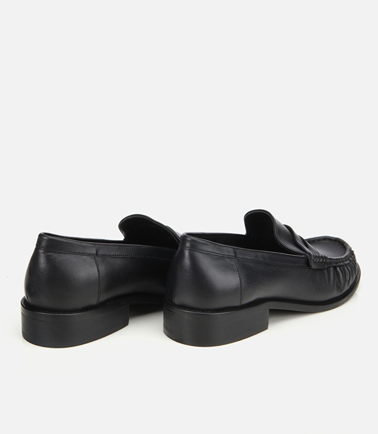 Kadın Deri Siyah Günlük Loafer
