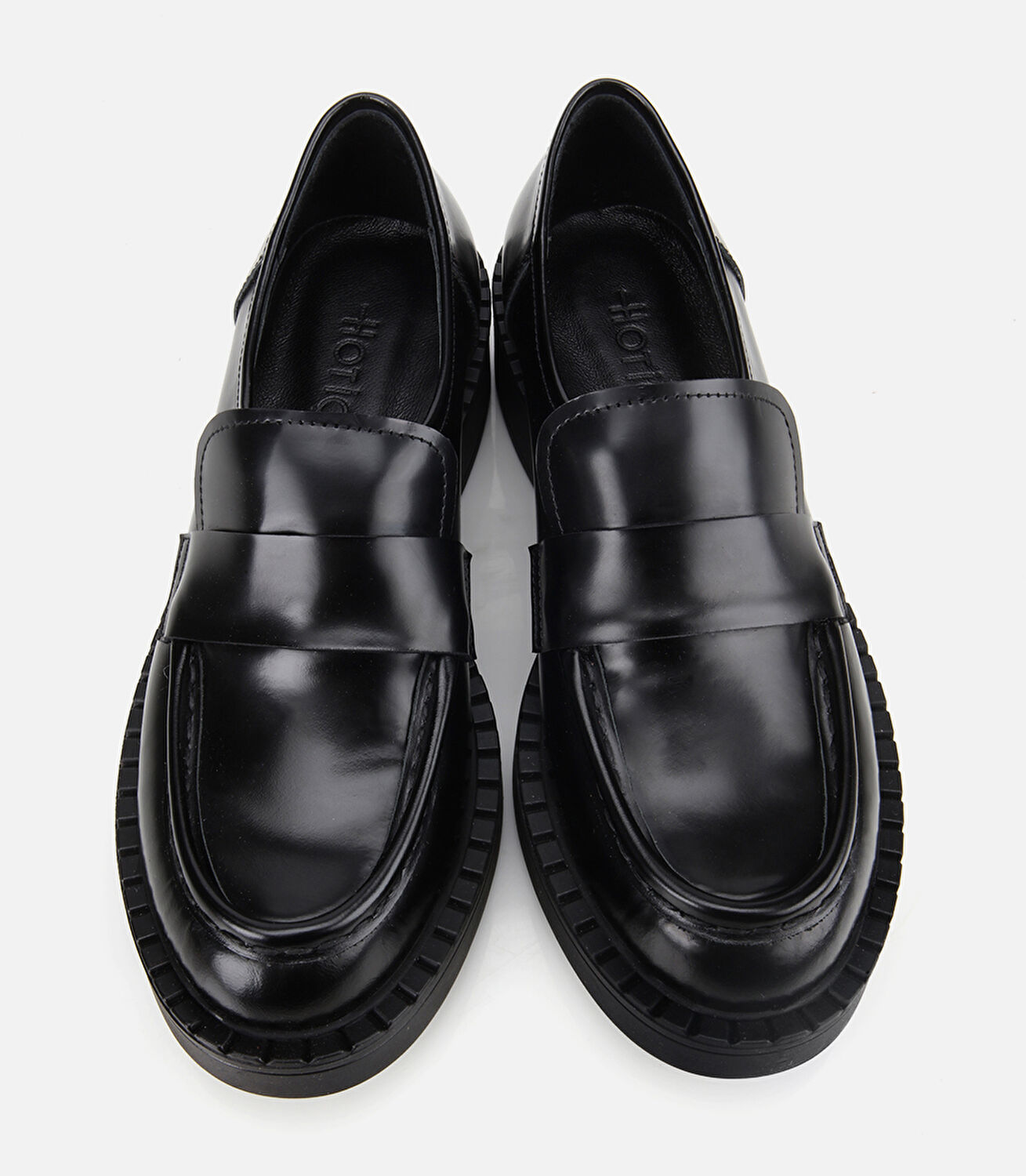 Kadın Açma Deri Siyah Günlük Loafer