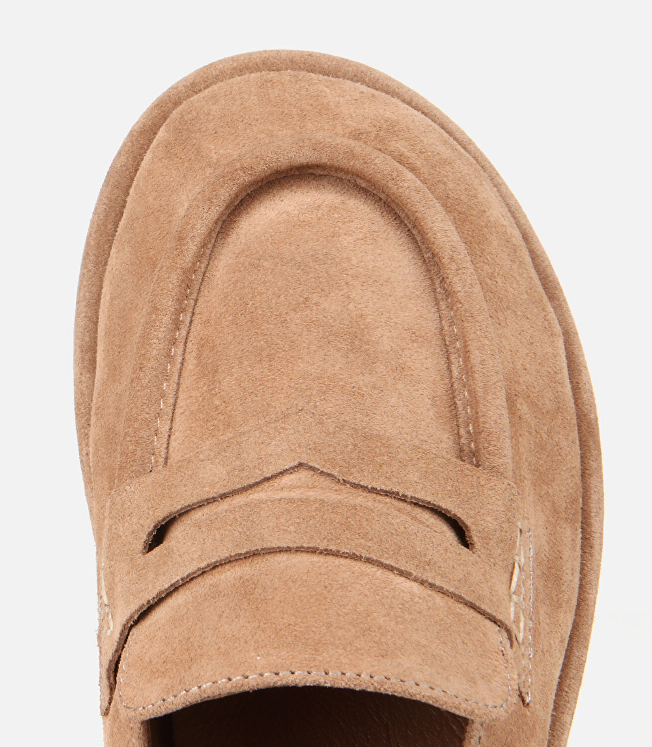 Kadın Deri Bej Yumuşak Dokulu Günlük Loafer