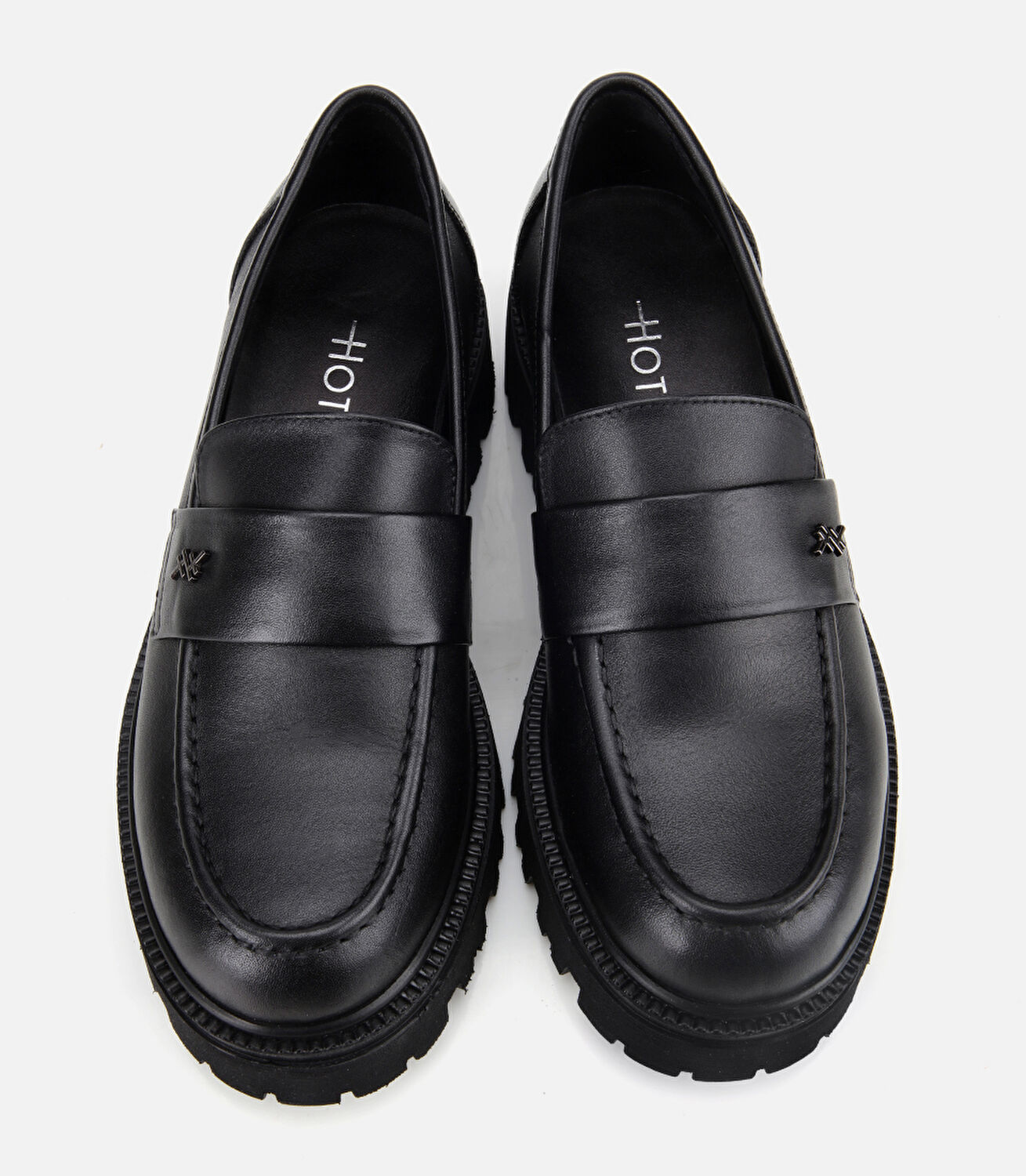 Kadın Deri Siyah Yumuşak Dokulu Günlük Loafer