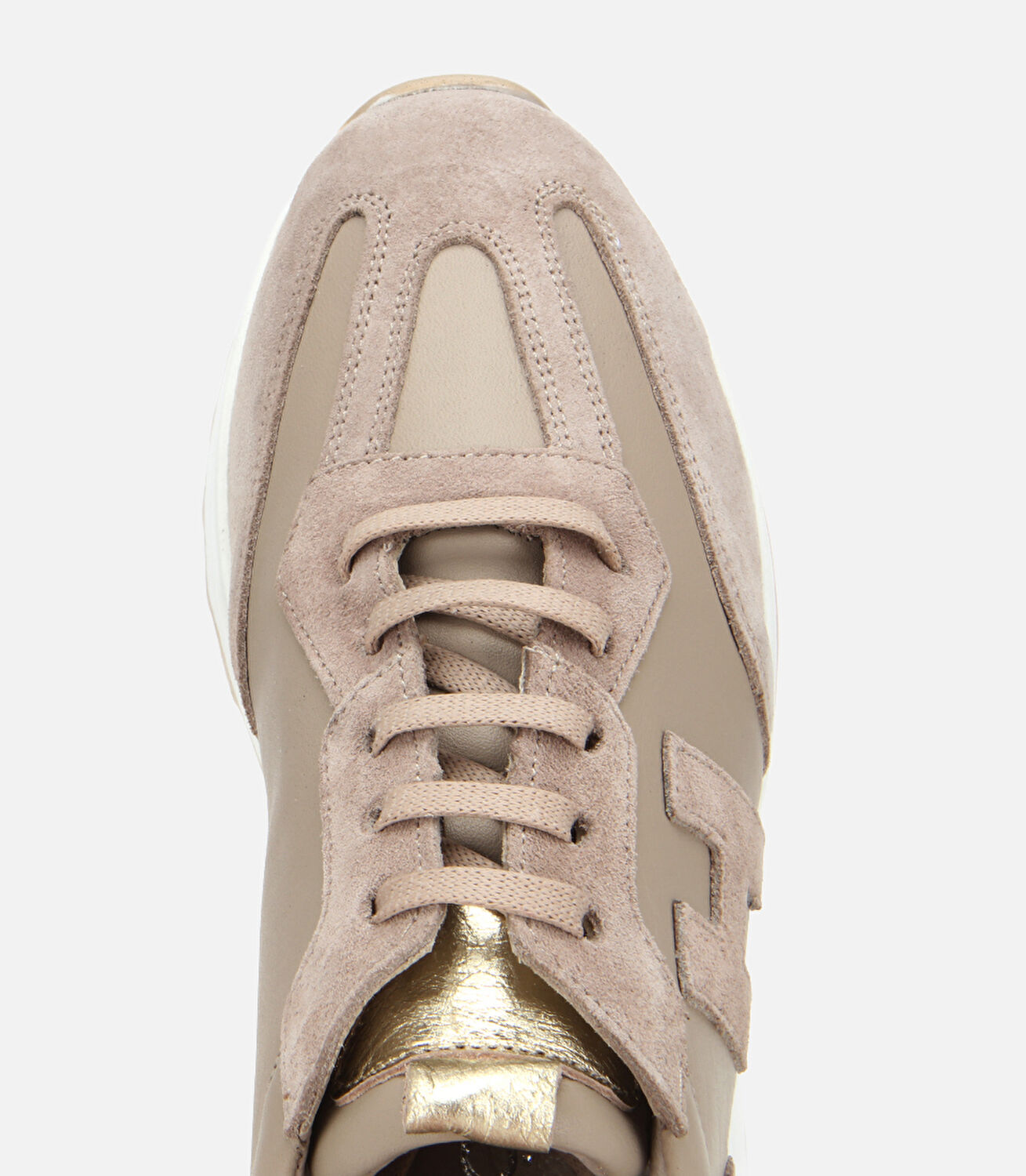 Kadın Süet Deri Bej Comfort Spor Ayakkabı