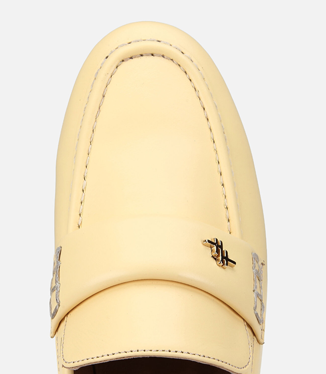 Kadın Deri Sarı Yumuşak Dokulu Klasik Loafer