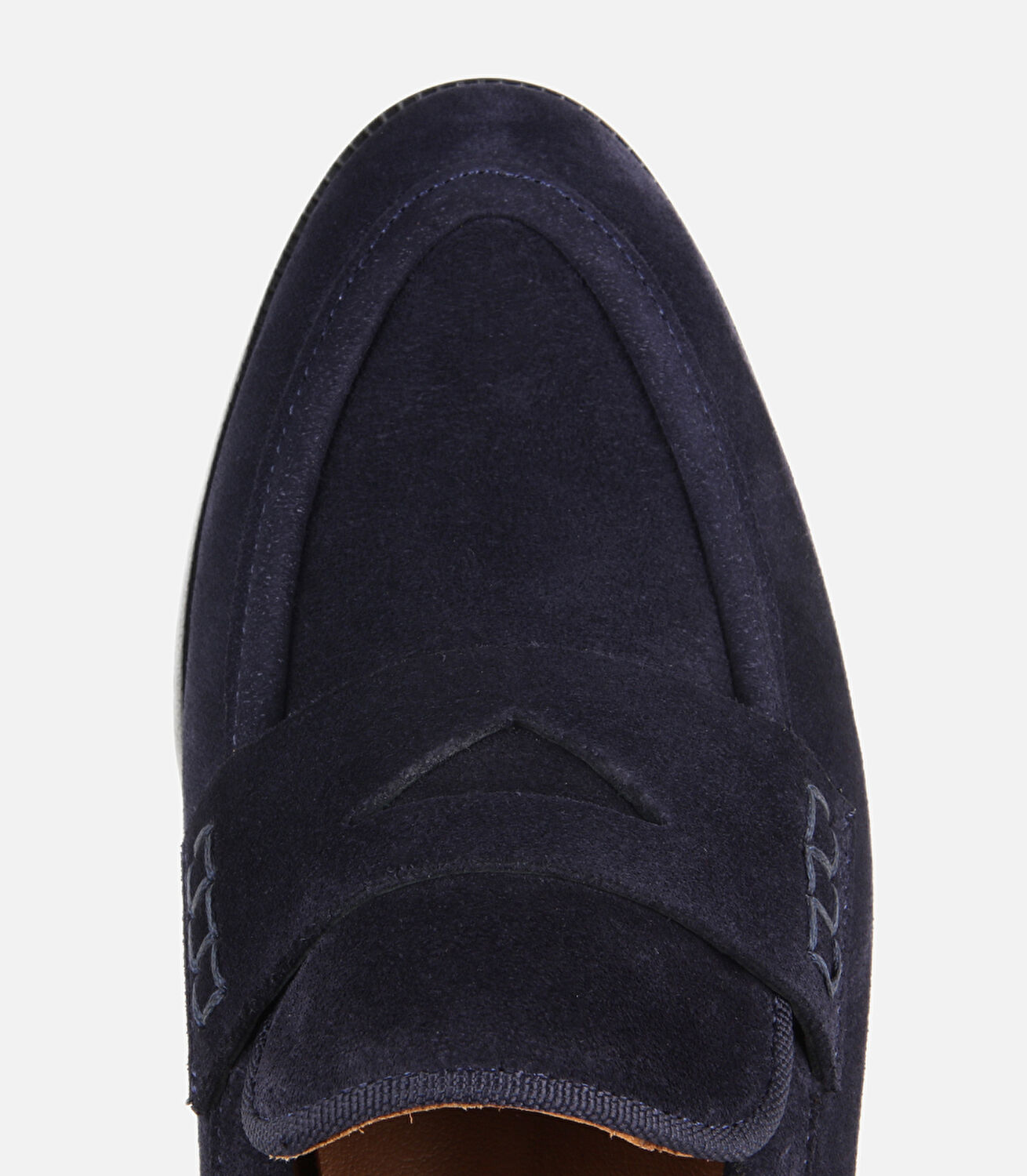 Kadın Süet Deri Lacivert Yumuşak Dokulu Klasik Loafer