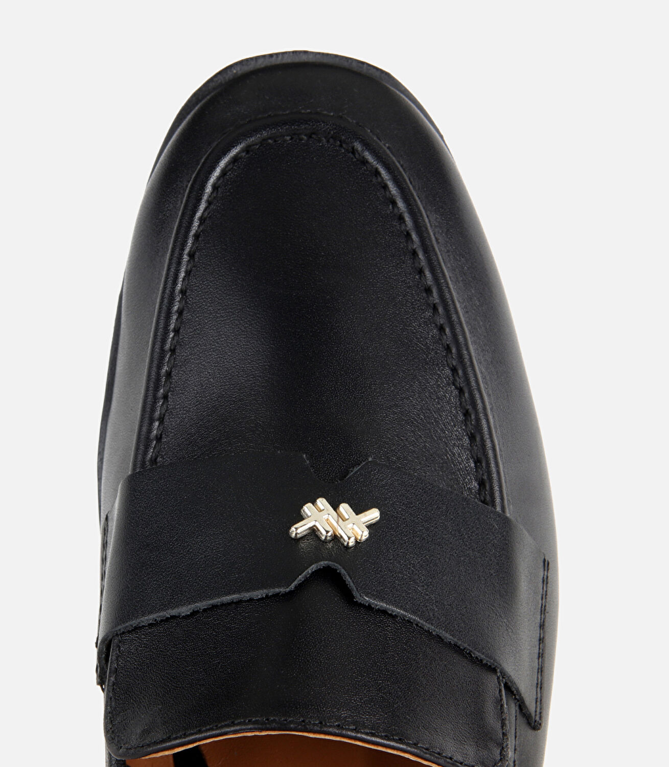 Kadın Deri Siyah Toka Detaylı Klasik Loafer