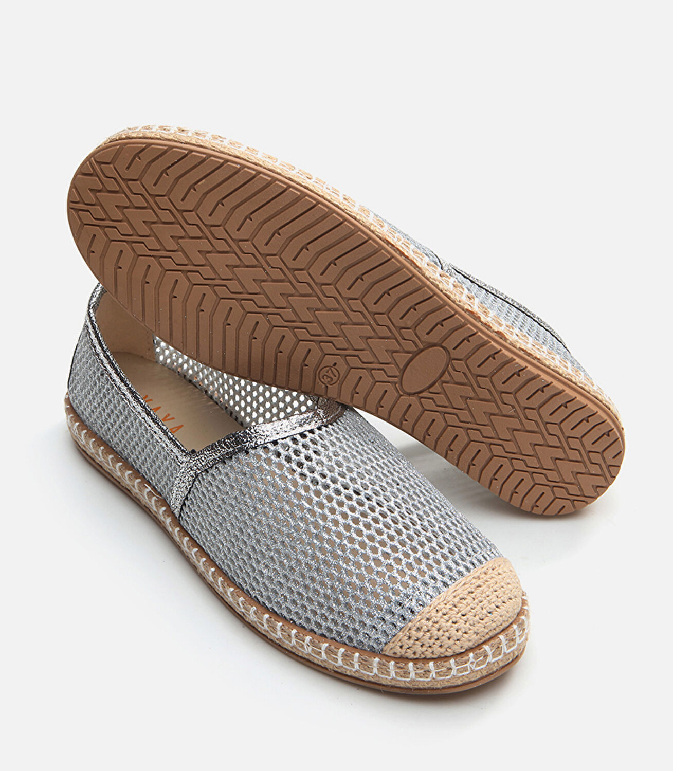 Kadın Lame Yaya Espadril