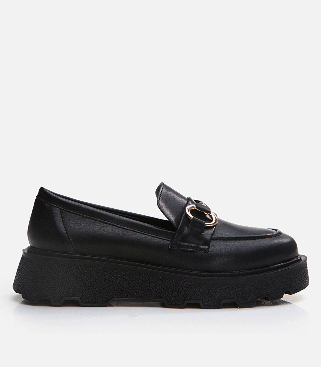 Siyah Yaya Kadın Loafer