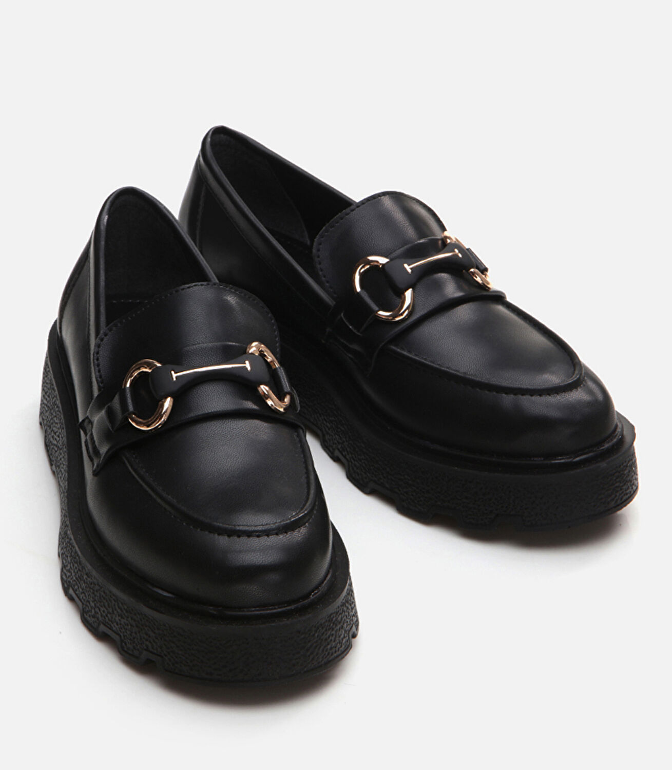 Siyah Yaya Kadın Loafer