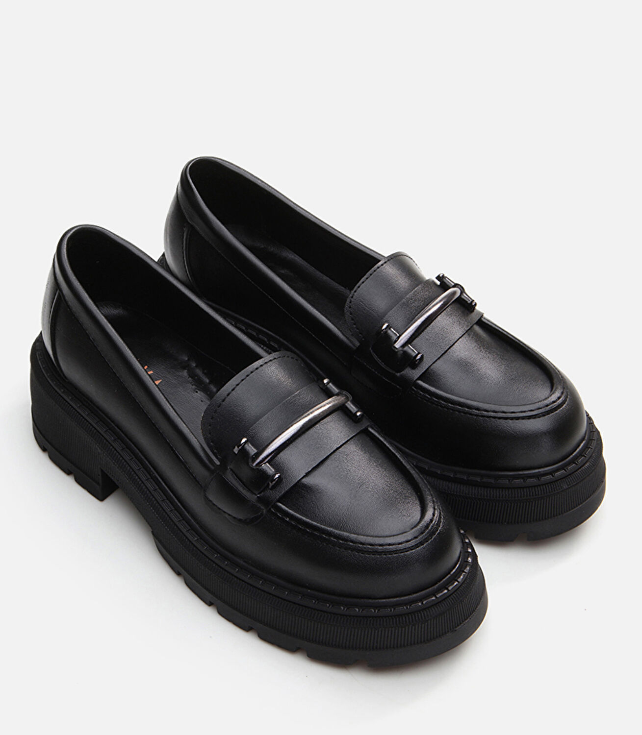 Siyah Yaya Kadın Loafer