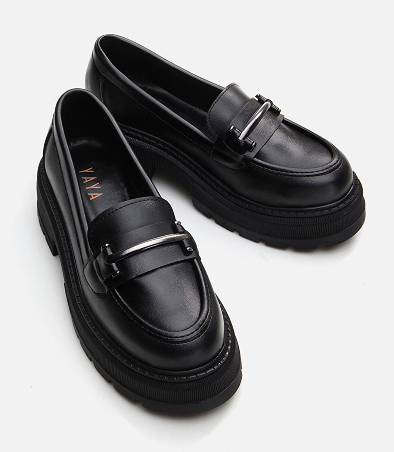 Siyah Yaya Kadın Loafer