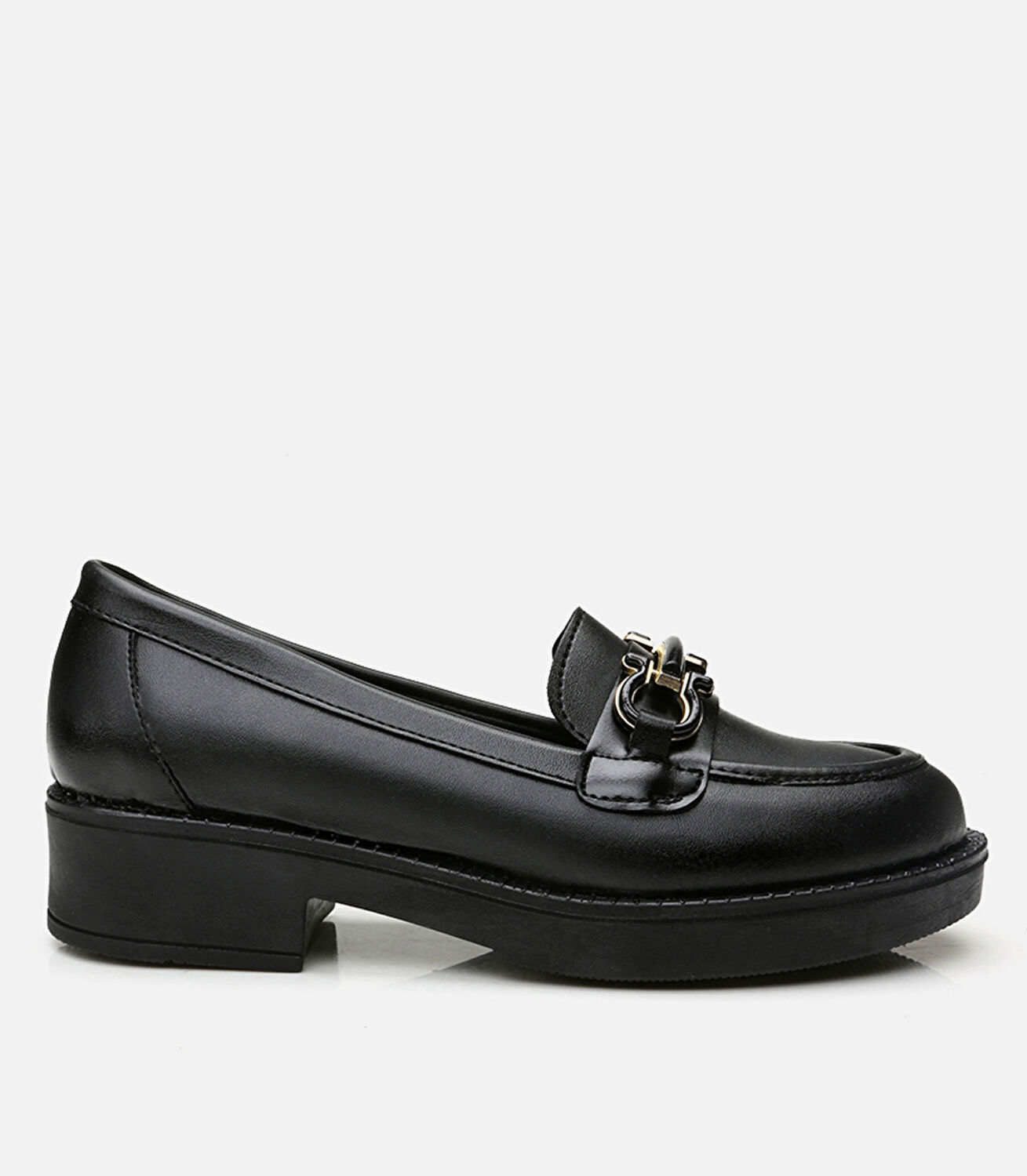 Siyah Yaya Kadın Loafer