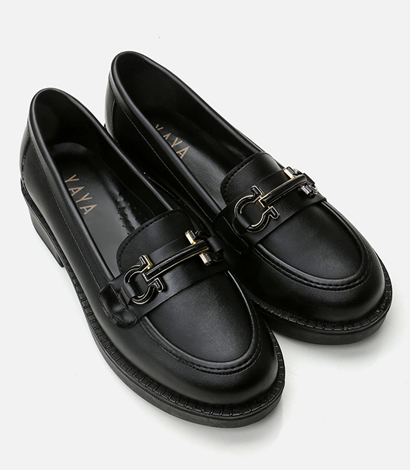 Siyah Yaya Kadın Loafer