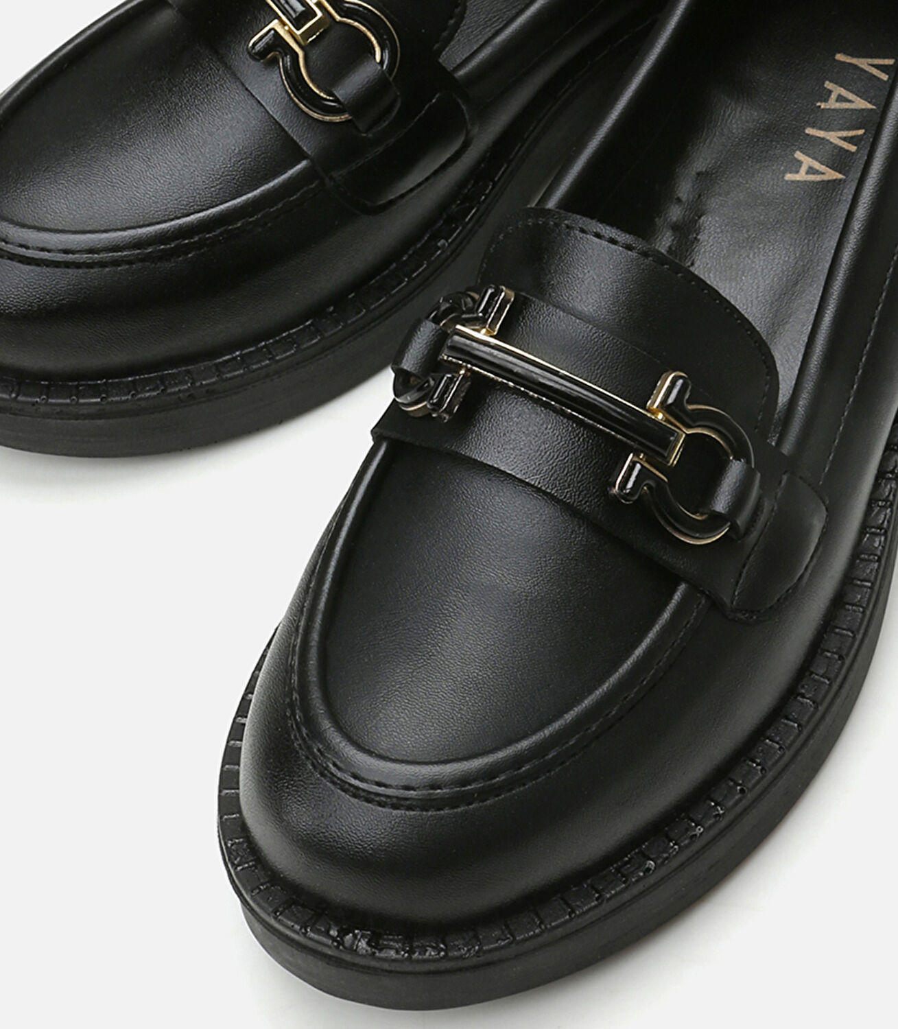 Siyah Yaya Kadın Loafer