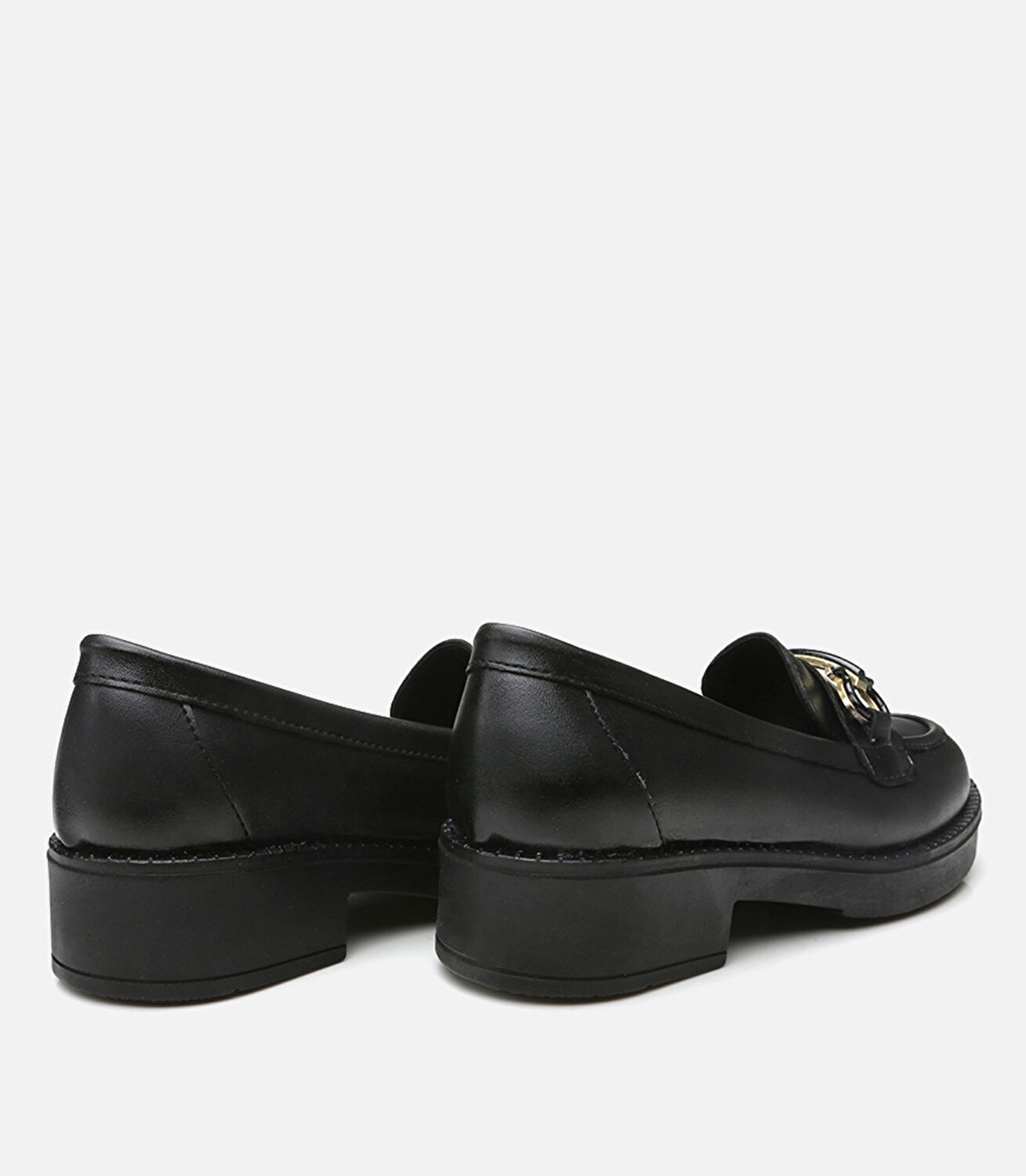 Siyah Yaya Kadın Loafer