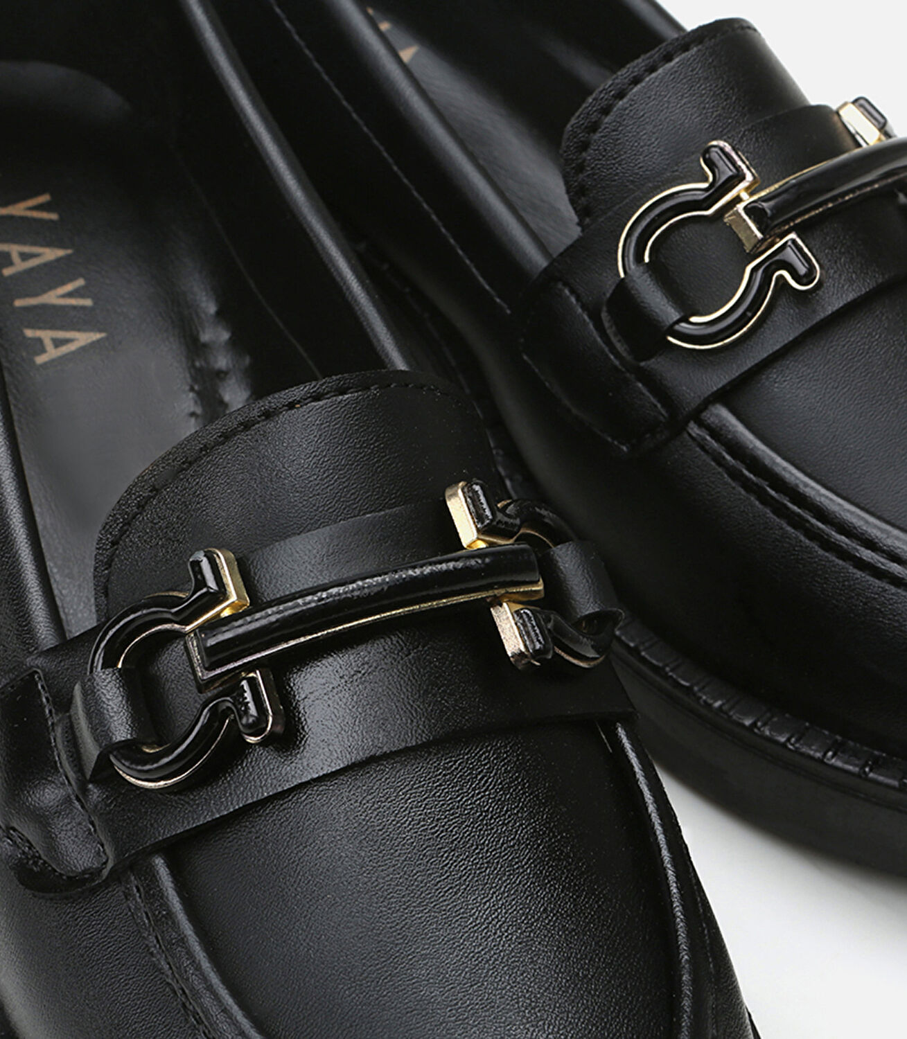 Siyah Yaya Kadın Loafer
