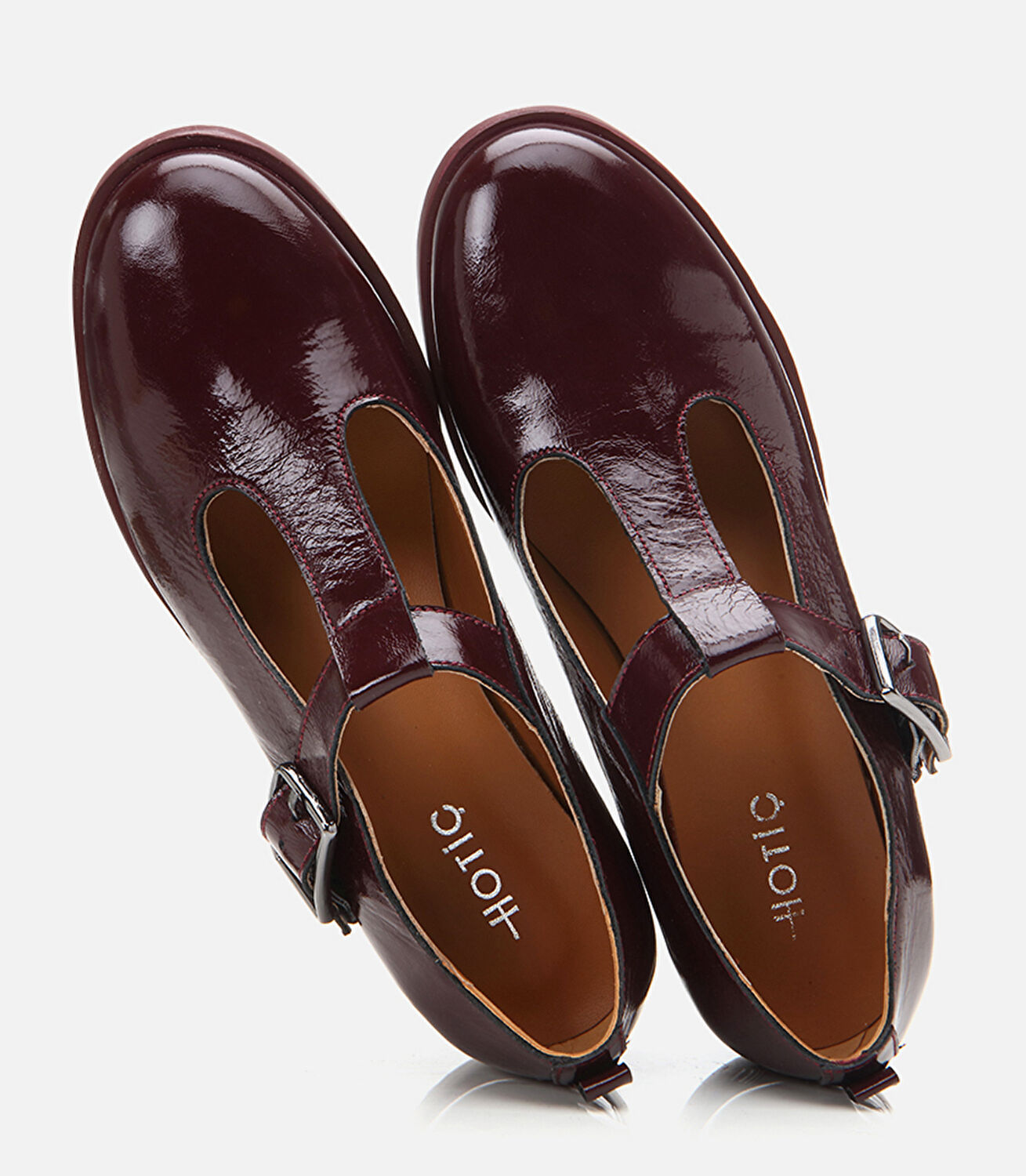 Kadın Deri Bordo Günlük Loafer