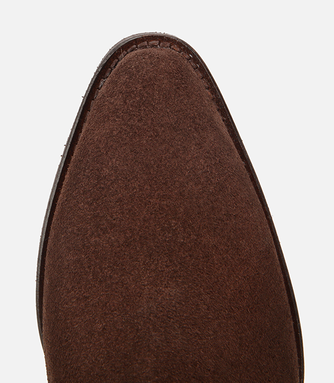 Kadın Süet Deri Kahverengi Western Kovboy Topuklu Bot