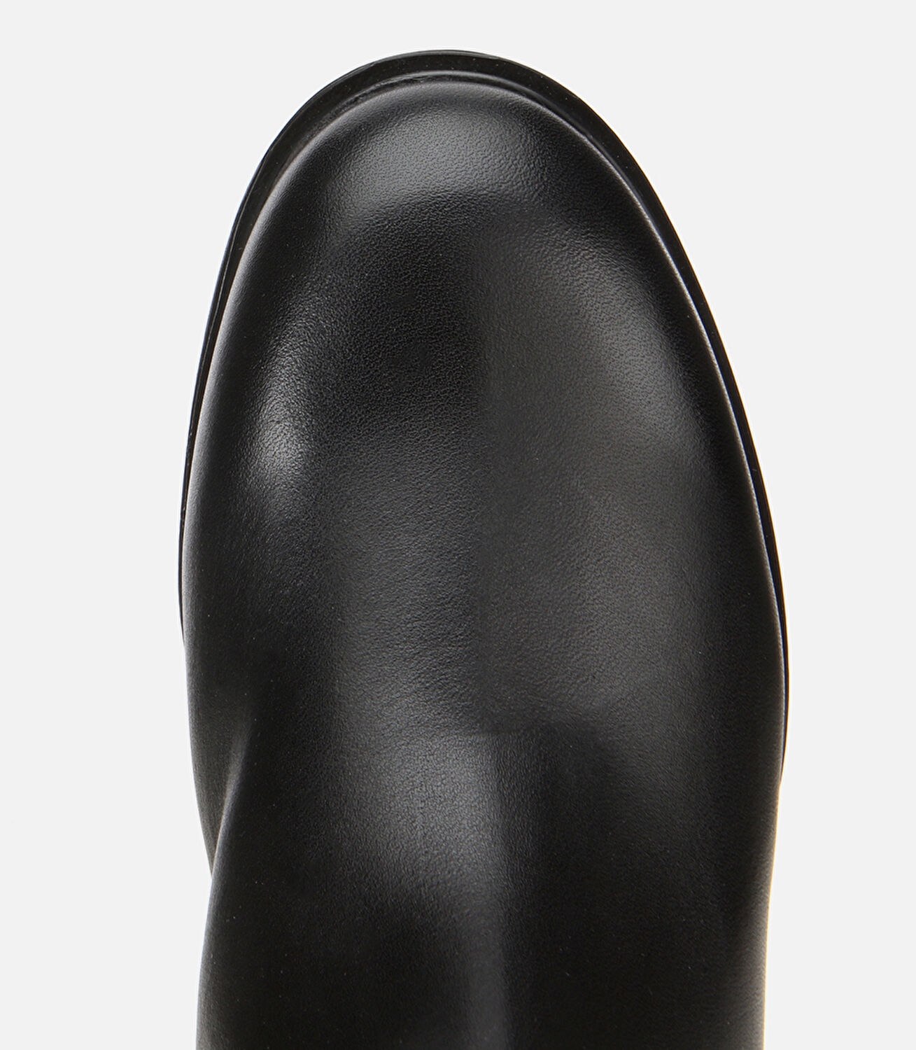 Kadın Deri Siyah Tokalı Düz Bot