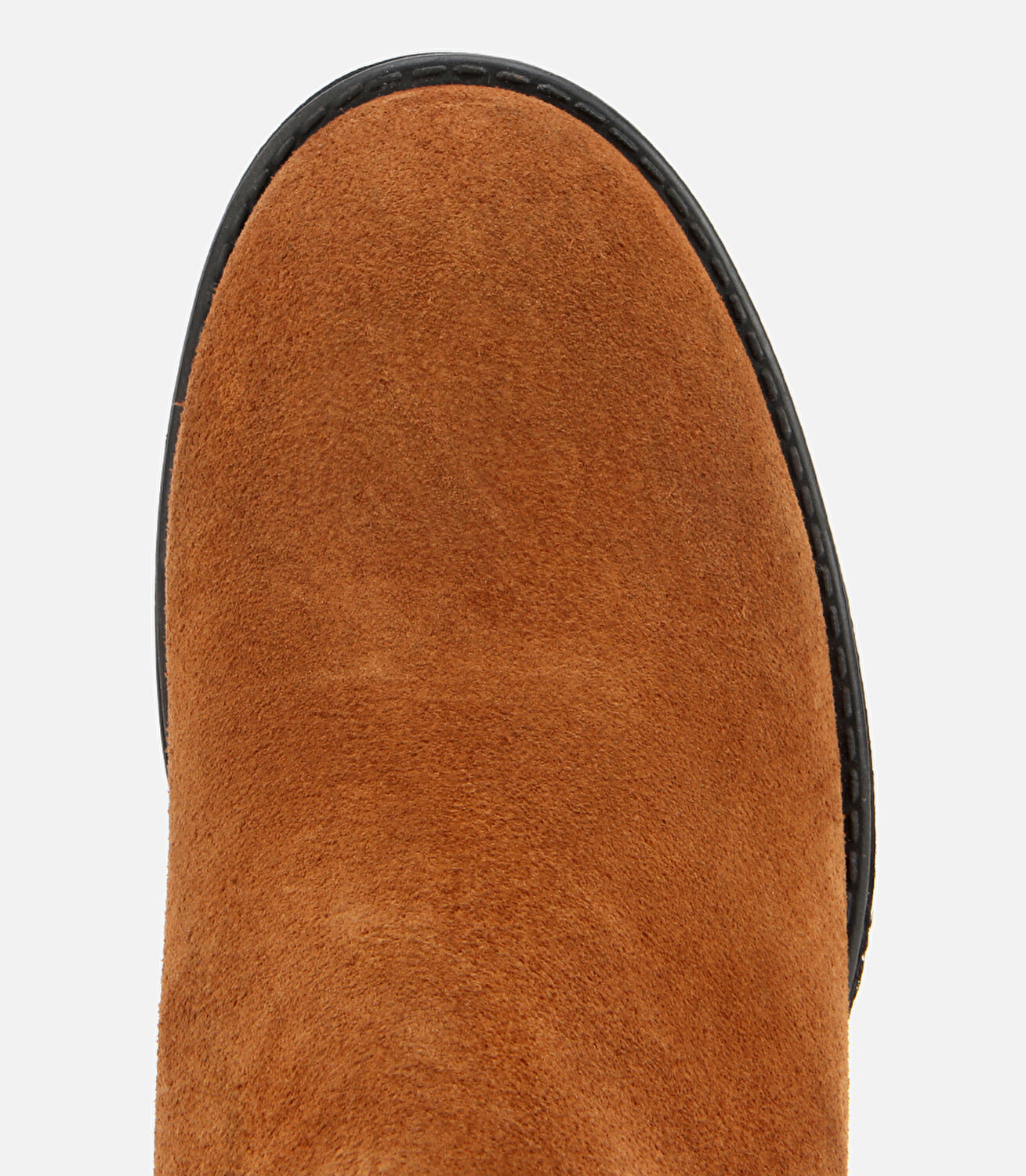 Kadın Süet Deri Taba Tokalı Bilekte Topuklu Bot