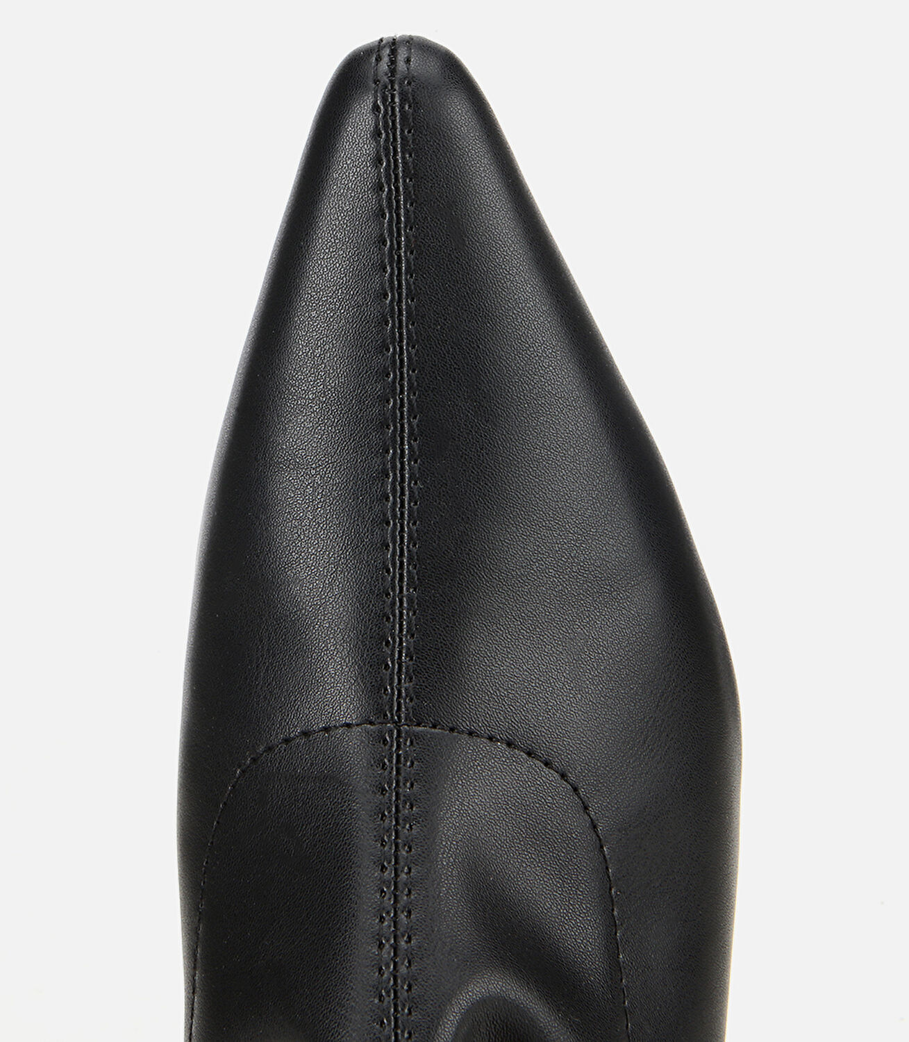 Kadın Siyah Streç Fermuarlı Bilekte Kısa Topuklu Bot