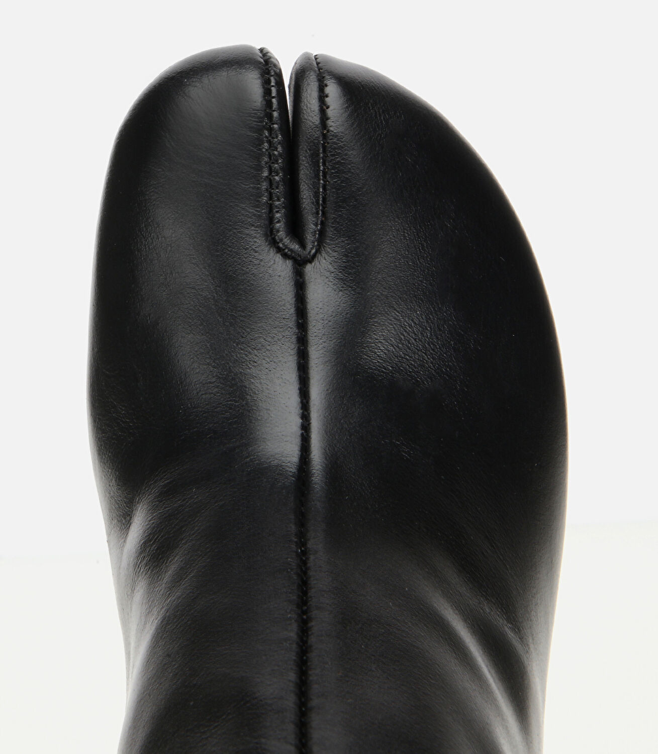 Kadın Deri Siyah Streç Blok Detaylı Topuklu Bot