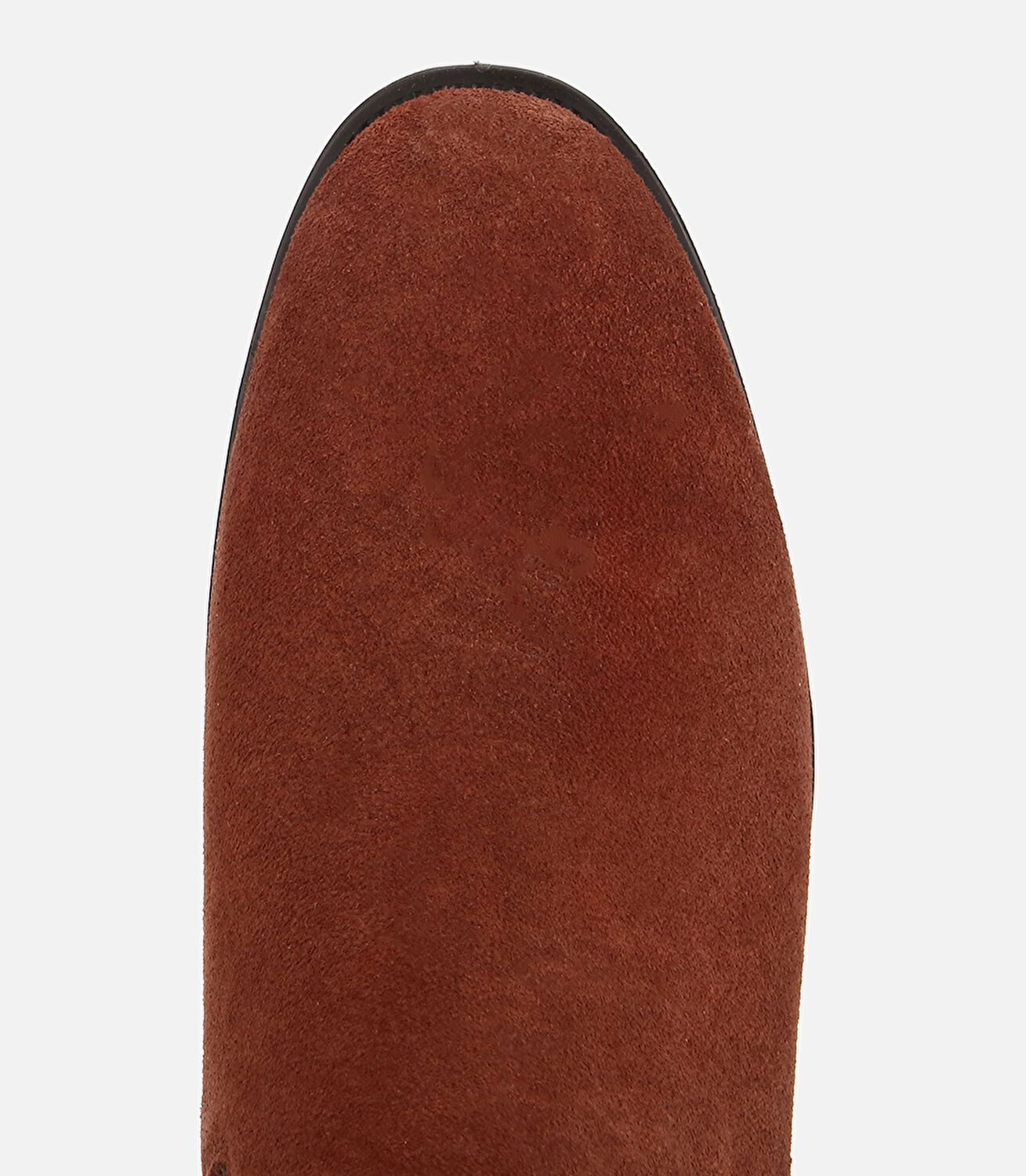 Kadın Süet Deri Taba Tokalı Lastik Detaylı Düz Bot