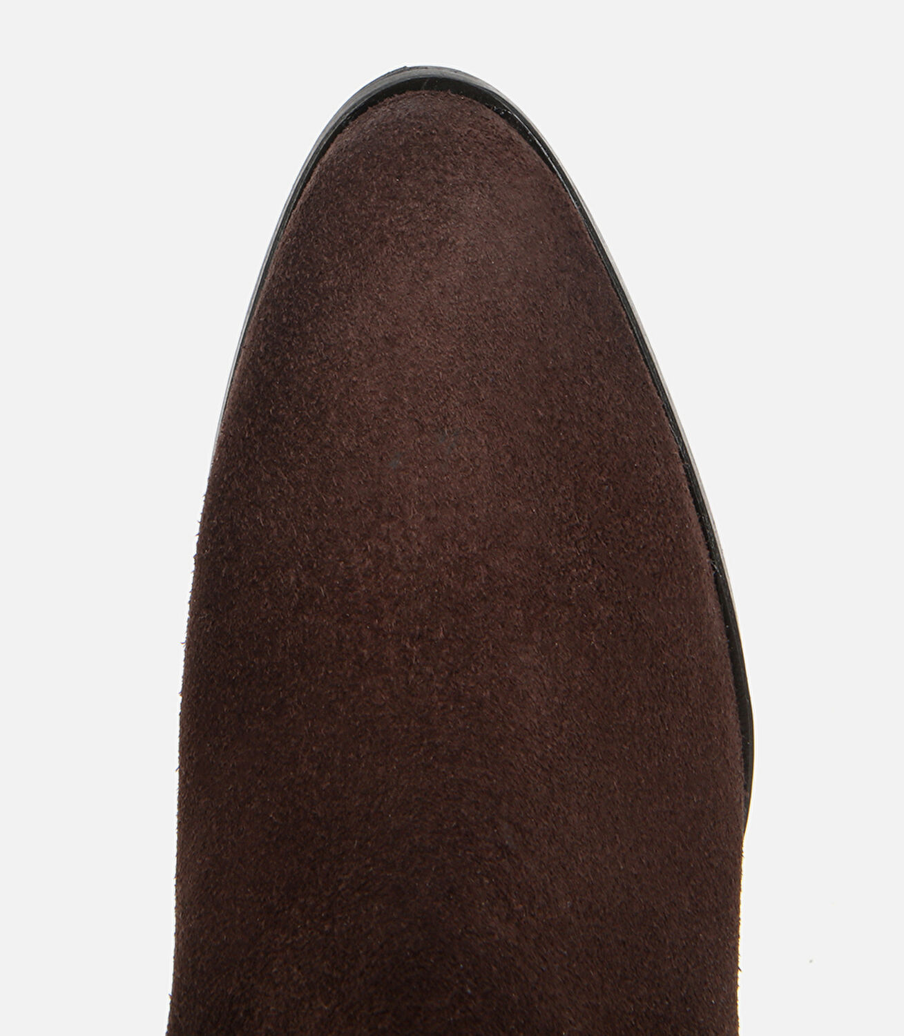 Kadın Süet Deri Kahverengi Bilek Detaylı Topuklu Bot