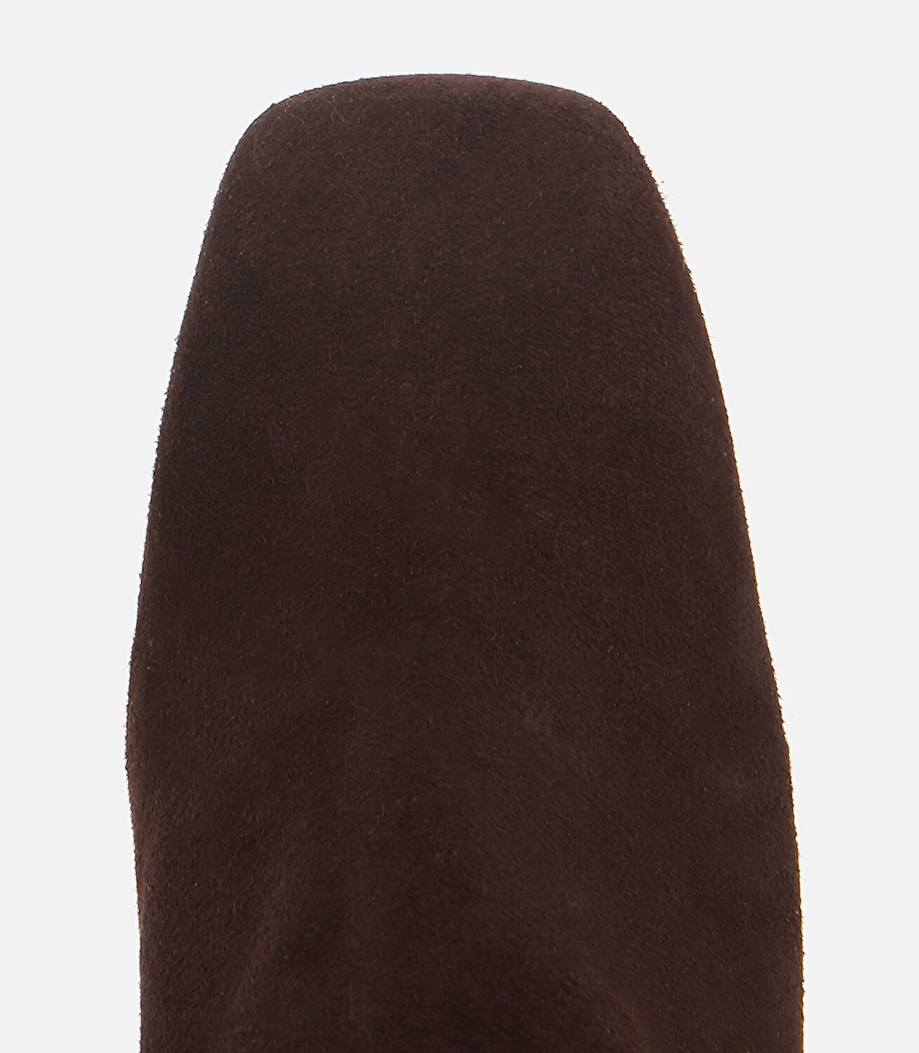 Kadın Süet Deri Küt Burunlu Topuklu Bot