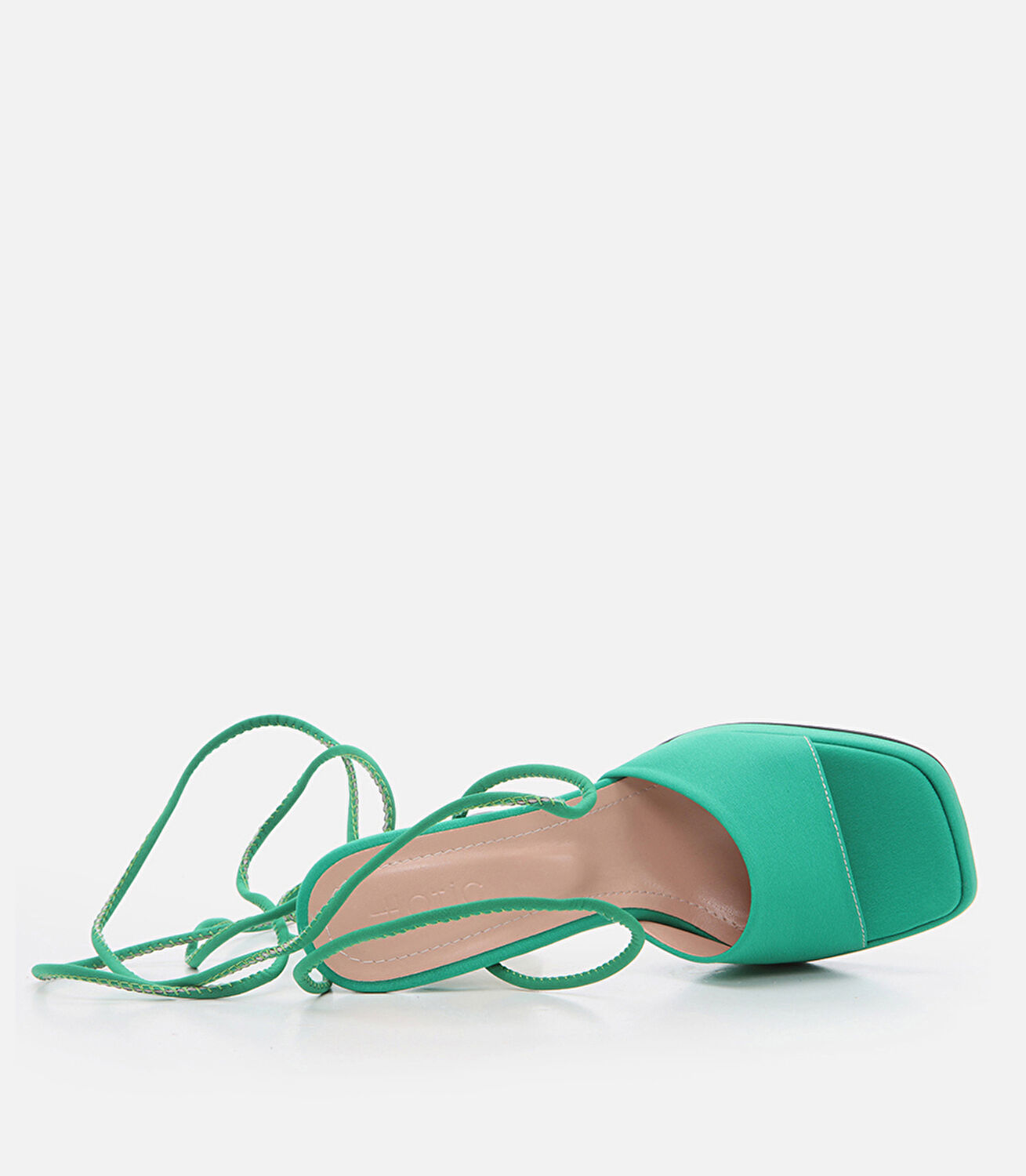 Kadın Yeşil Abiye Topuklu Sandalet