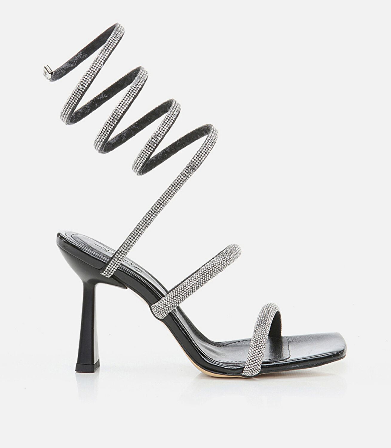 Kadın Siyah Abiye Topuklu Sandalet