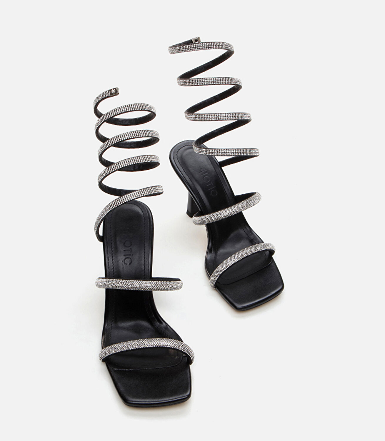 Kadın Siyah Abiye Topuklu Sandalet